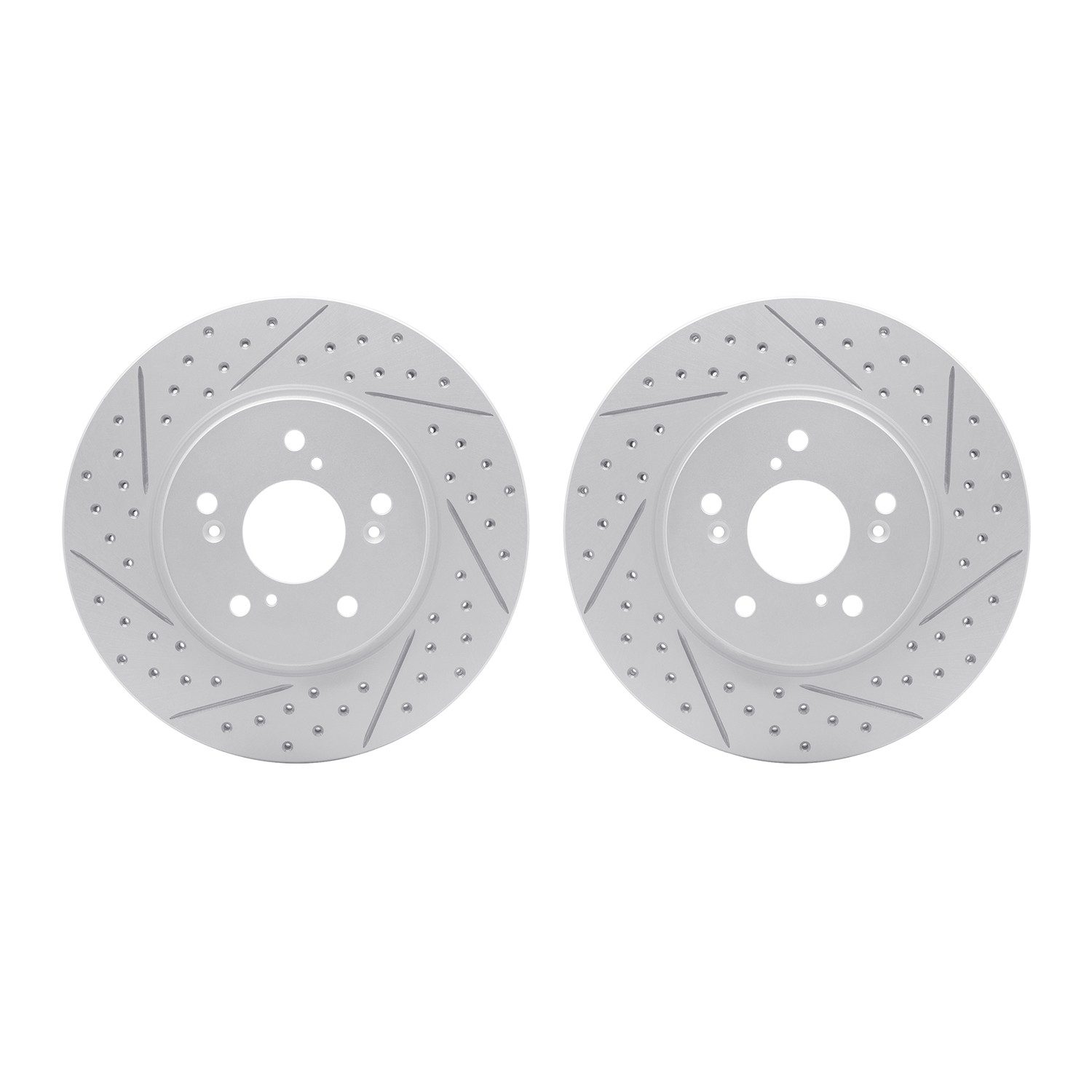 DFC Front Drilled Slotted Brake Rotors (Set of 2)