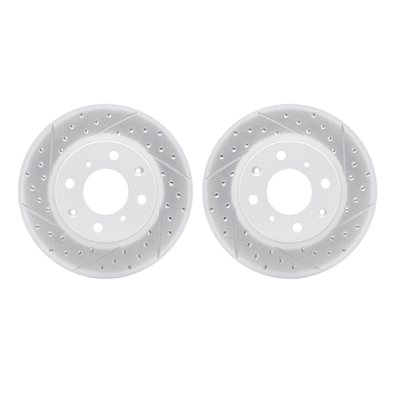 DFC Front Drilled Slotted Brake Rotors (Set of 2)