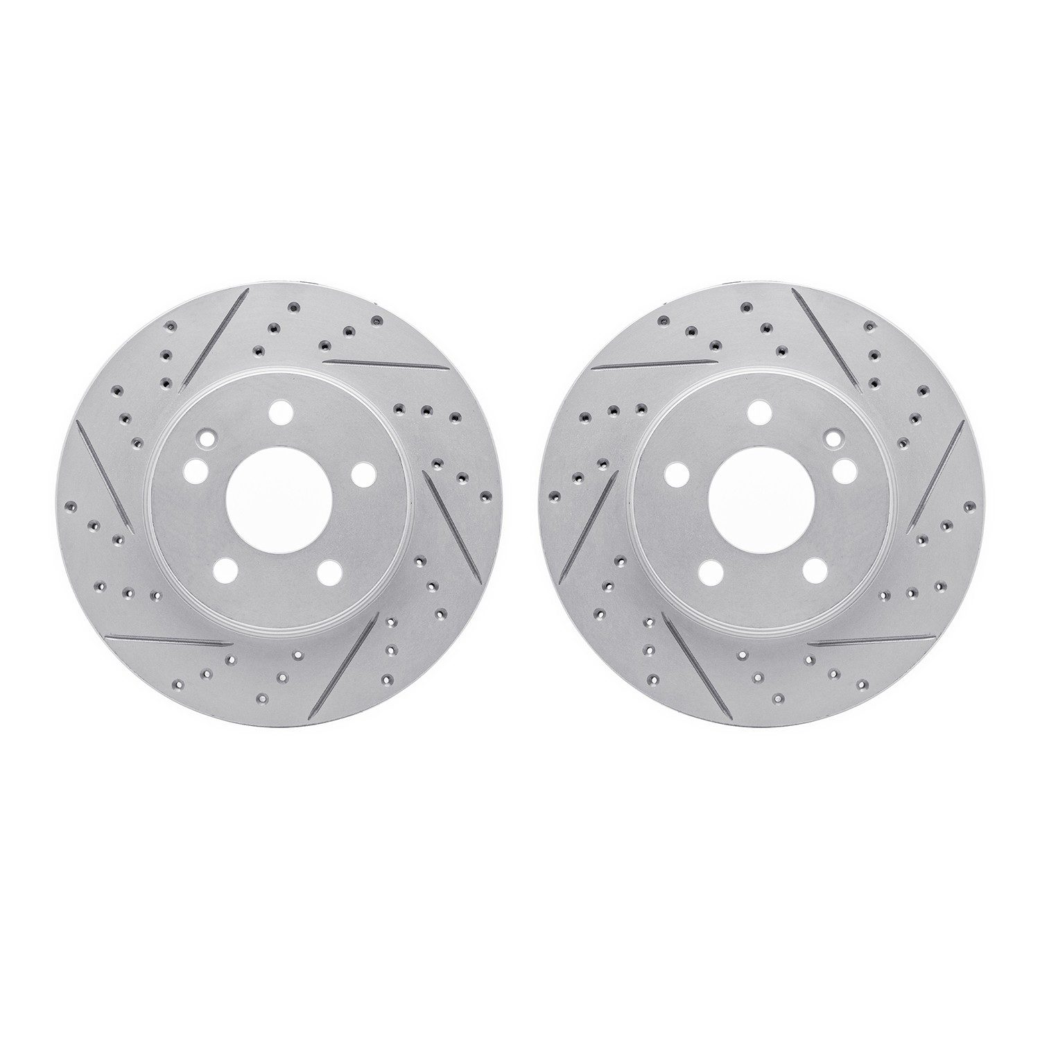 DFC Front Drilled Slotted Brake Rotors (Set of 2)