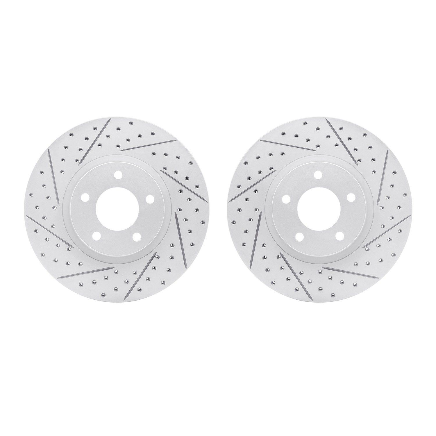 DFC Front Drilled Slotted Brake Rotors (Set of 2)