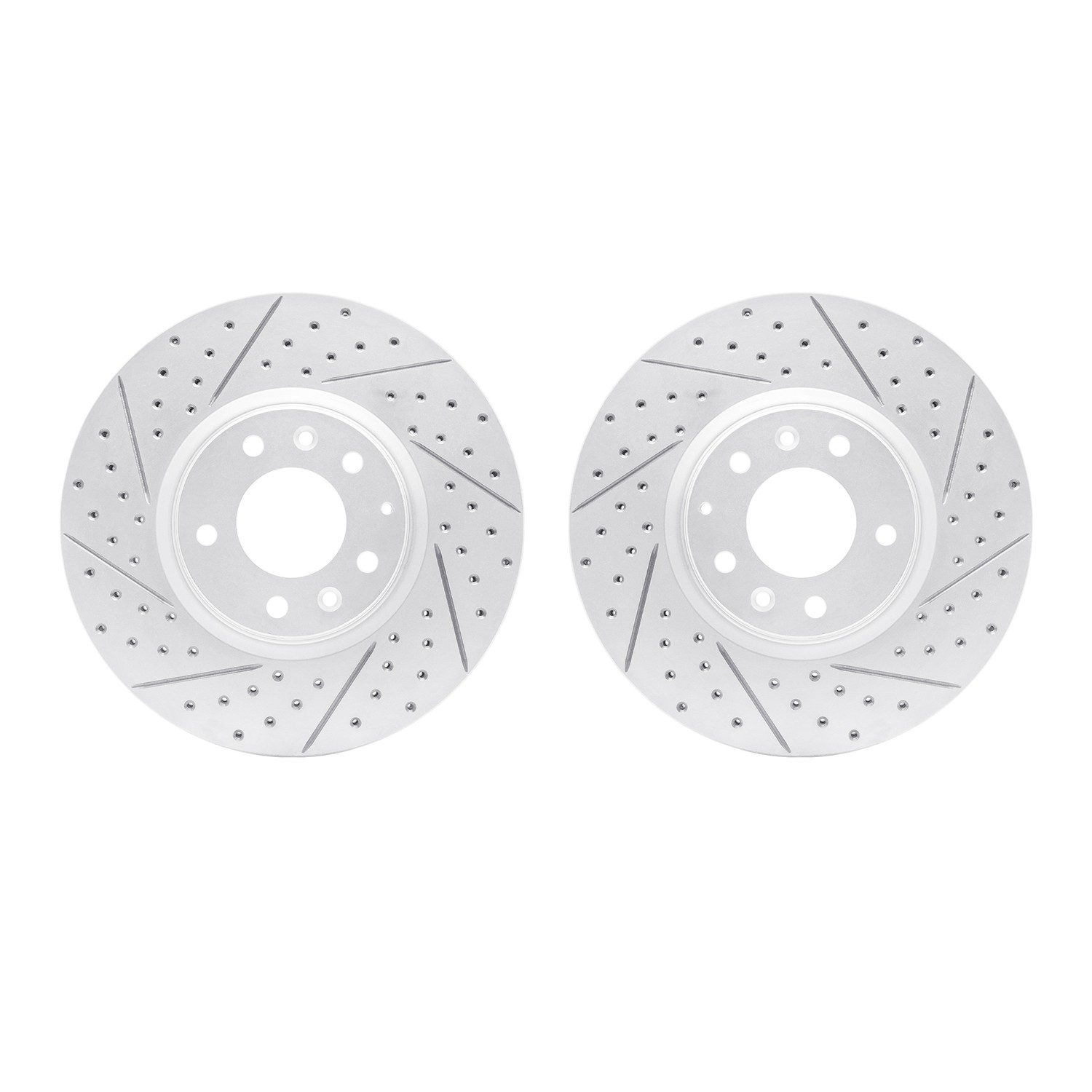 DFC Front Drilled Slotted Brake Rotors (Set of 2)