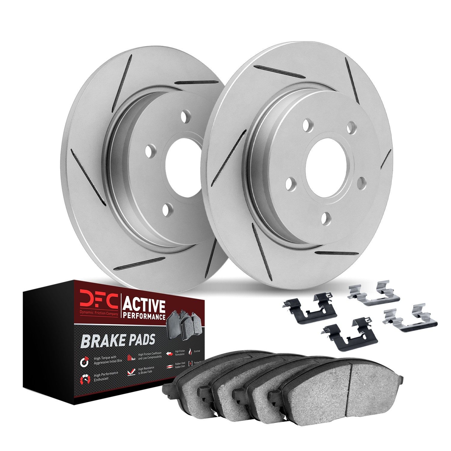 Dynamic Friction Rear Brake Kit (4-Piece) - 2712-32030