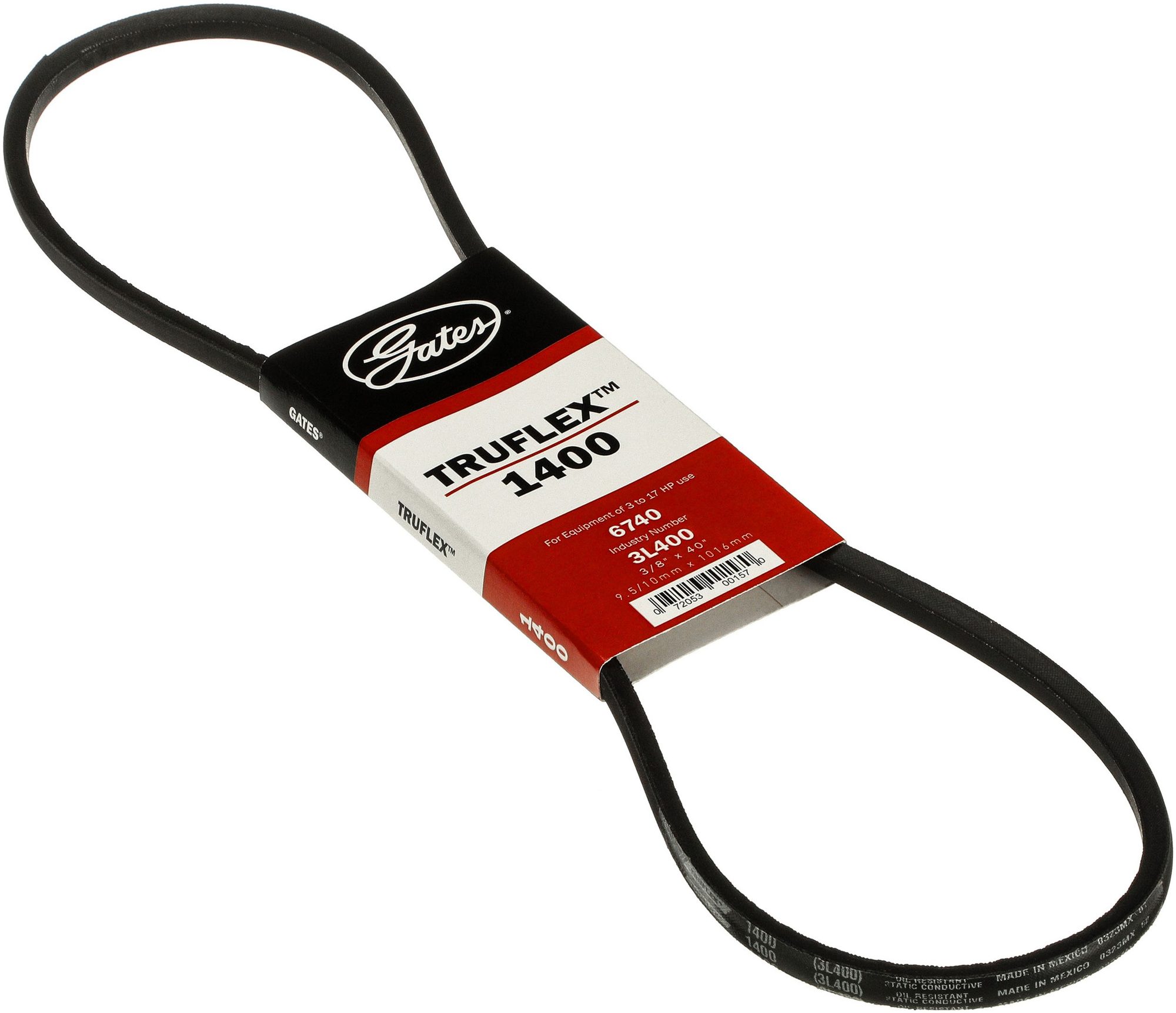 Gates V-Belt - 3L Section 39.68" Length | EPDM — image 2