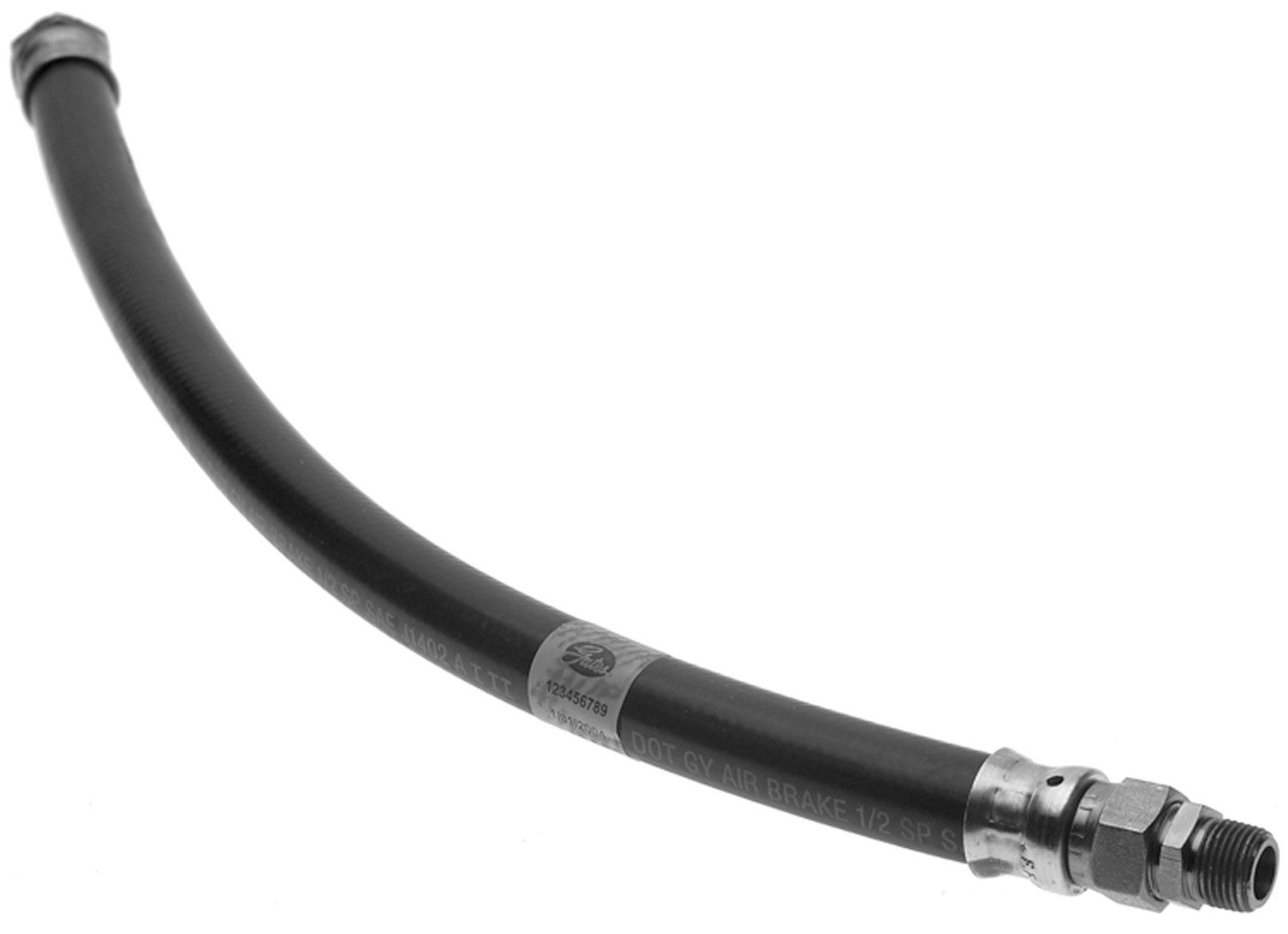 Gates Air Brake Hose Assembly .5" ID 48" Long — image 2
