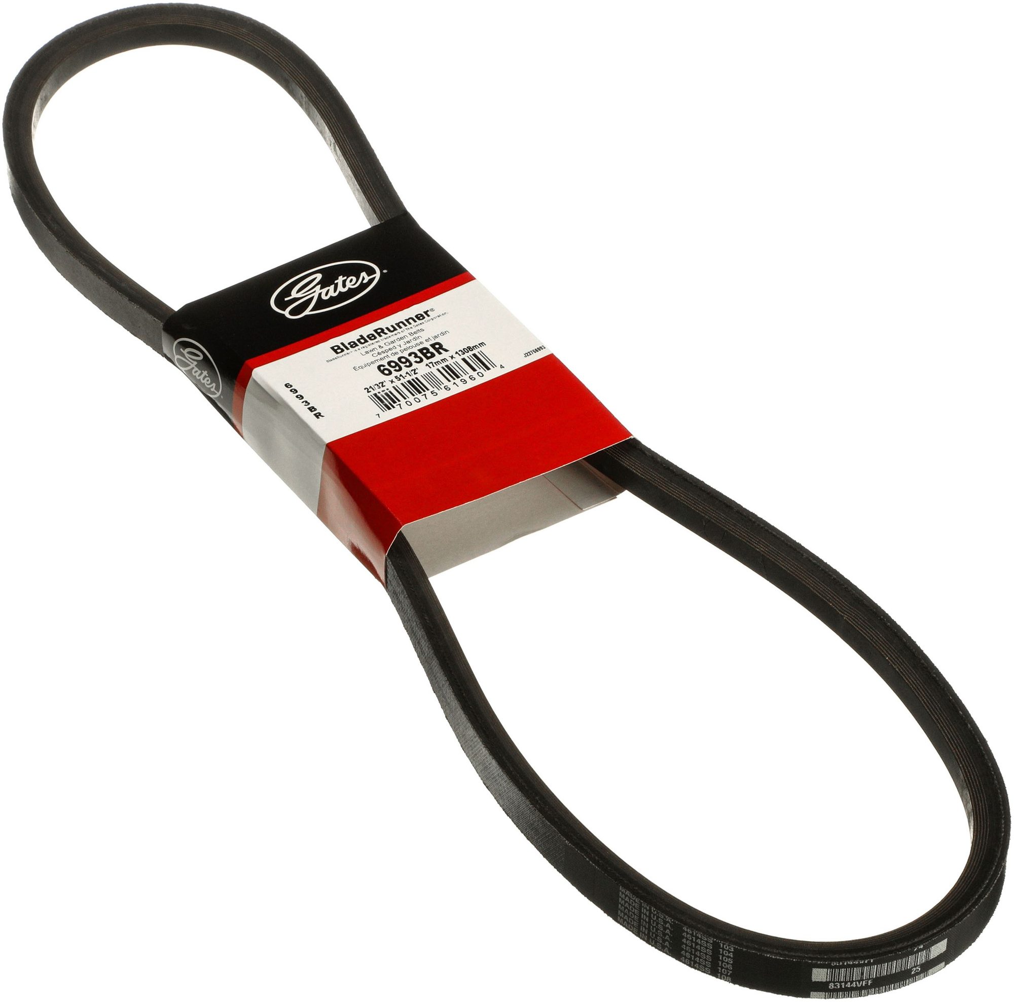 Gates Raw Edge V-Belt - B Section 51.32" Length | EPDM — image 2
