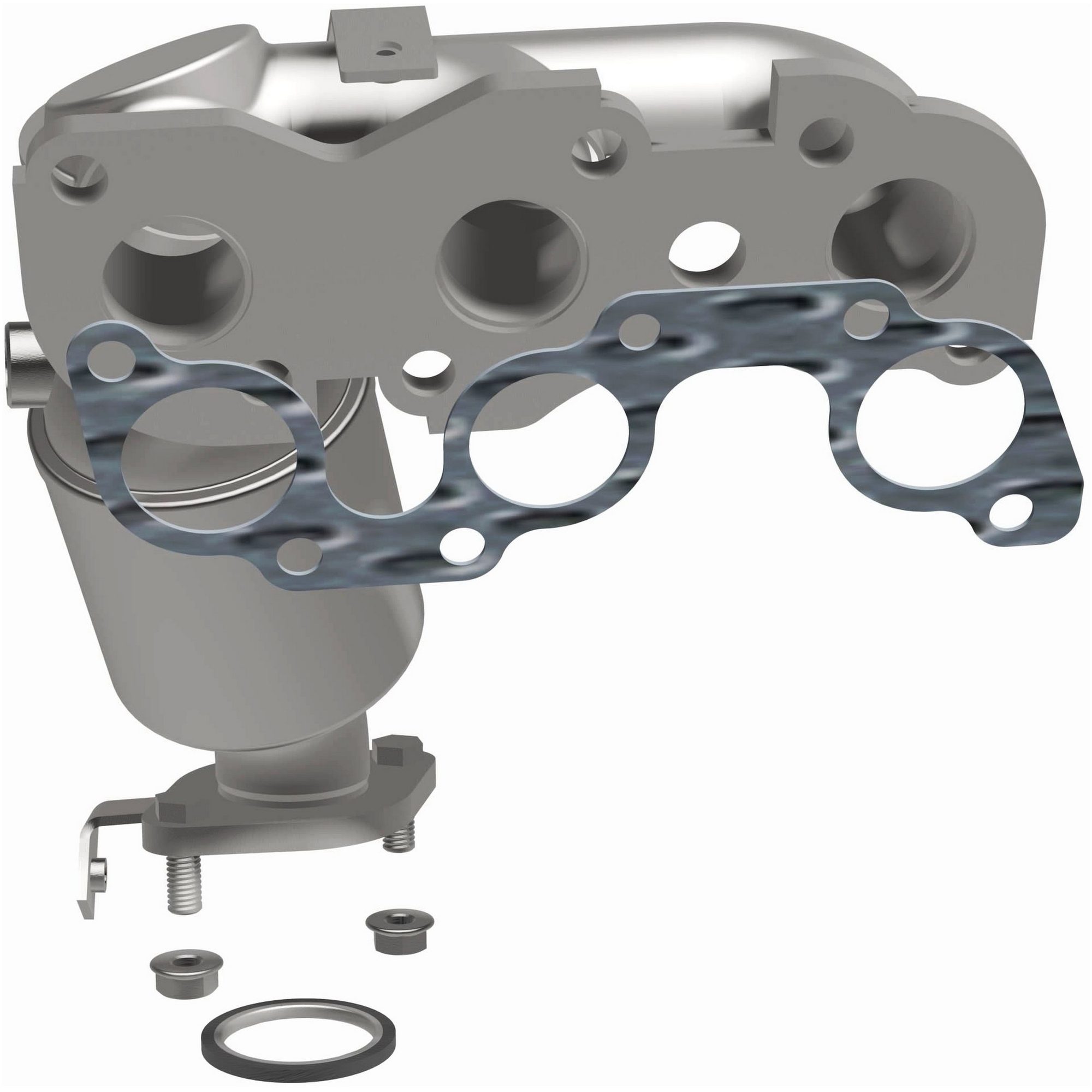 MagnaFlow HM Grade Stainless Steel Catalytic Converter with Integrated Exhaust Manifold 50795 — image 4