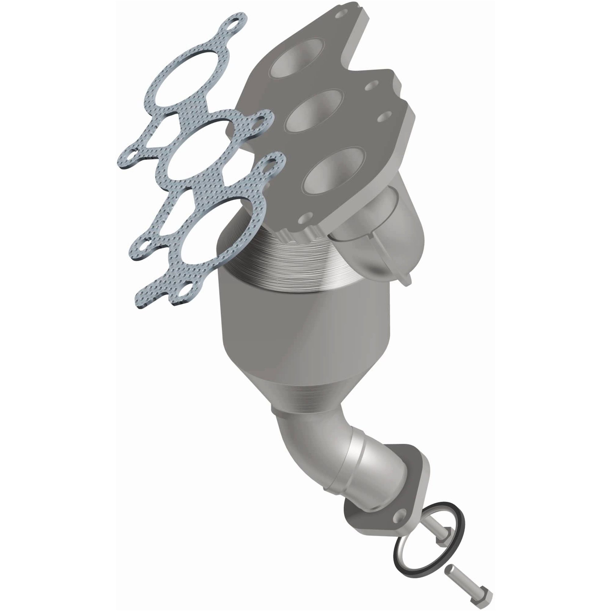 MagnaFlow California Stainless Steel Catalytic Converter with Integrated Exhaust Manifold 5582548 — image 3