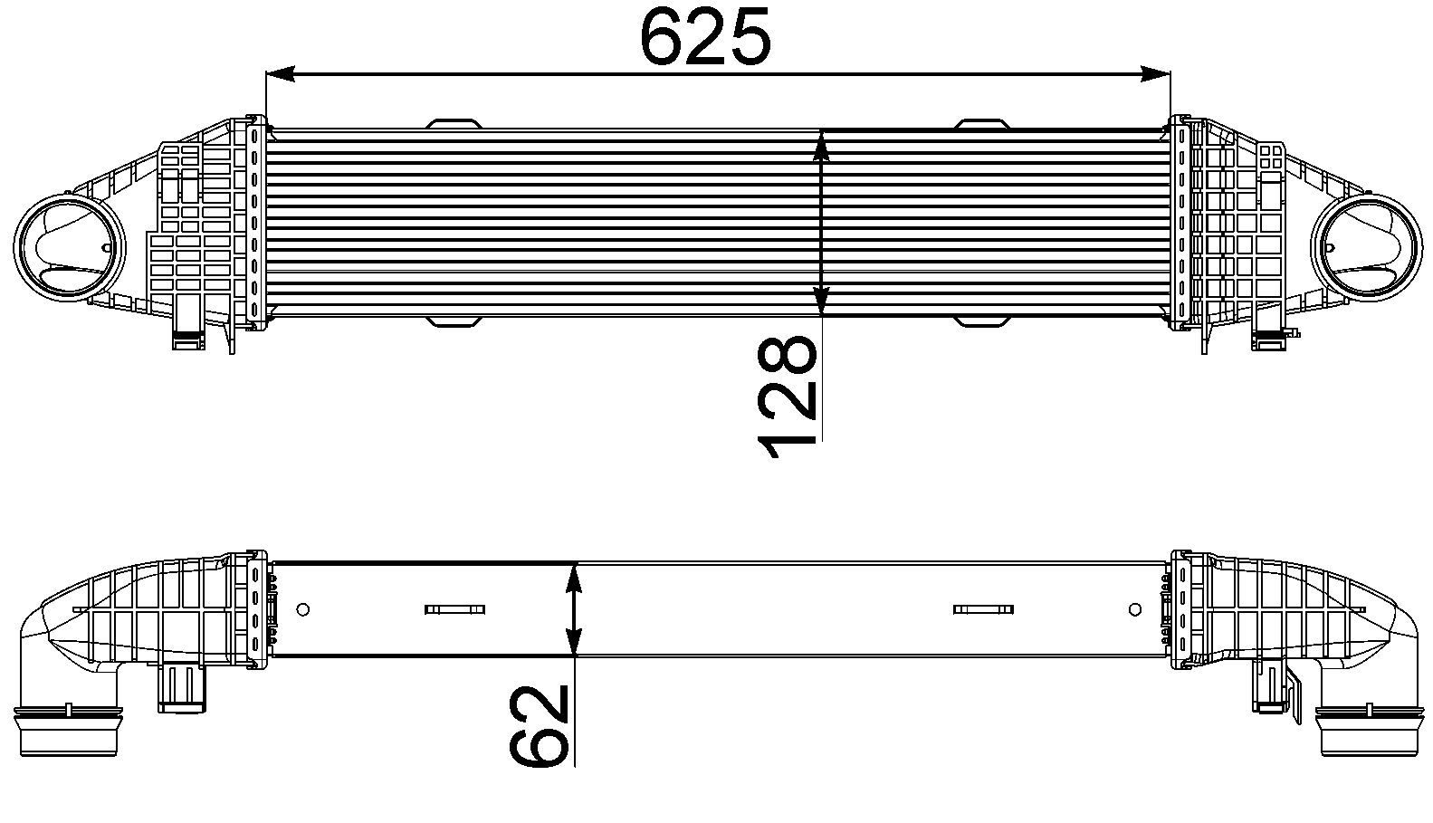 MAHLE Intercooler CI 356 000P — image 2