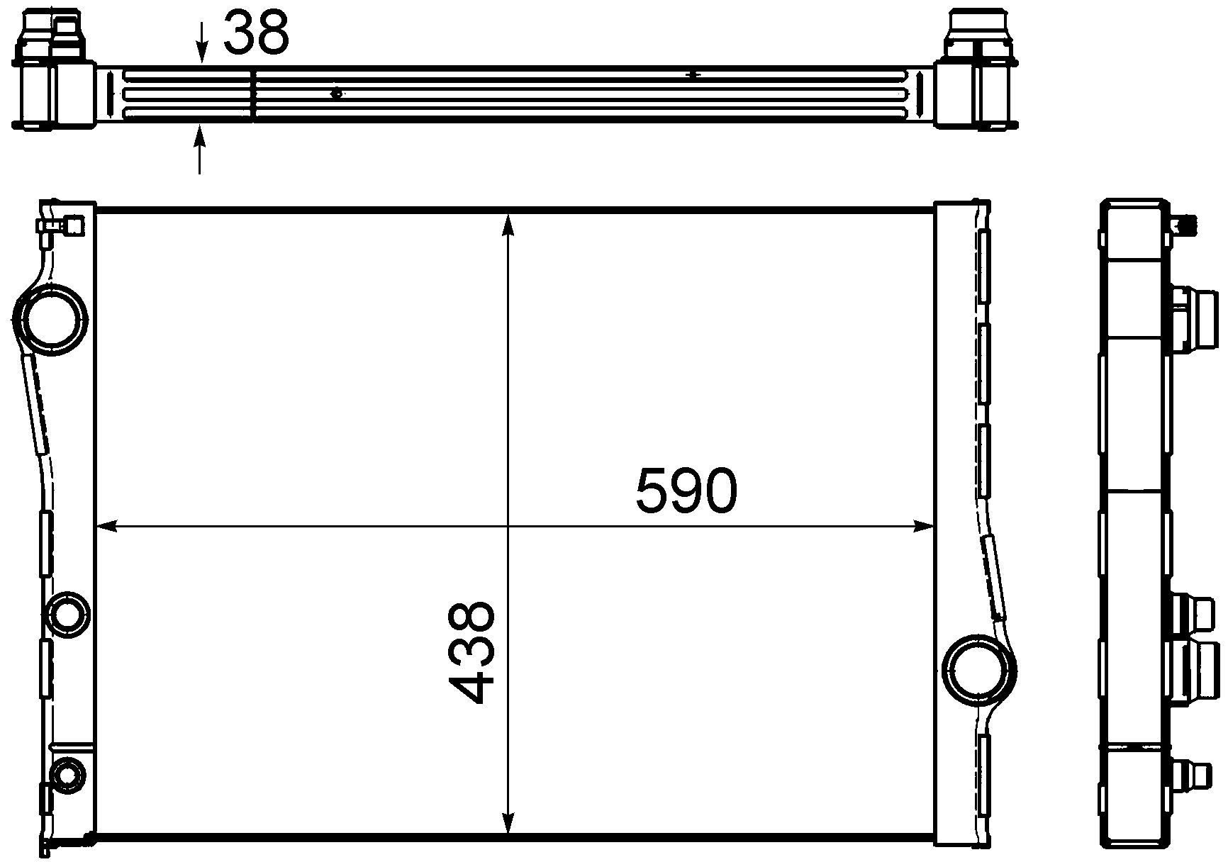 MAHLE Radiator CR 1049 000S — image 7