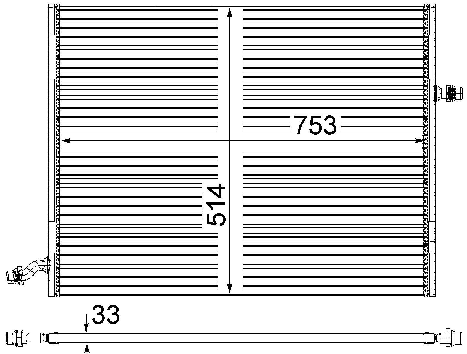 MAHLE Radiator CR 2099 000P — image 2