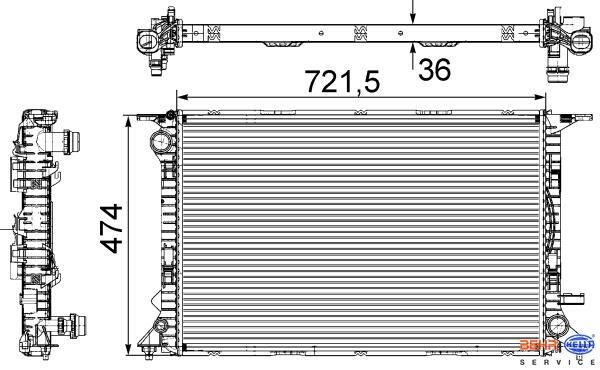 MAHLE Radiator CR 911 000P — image 5