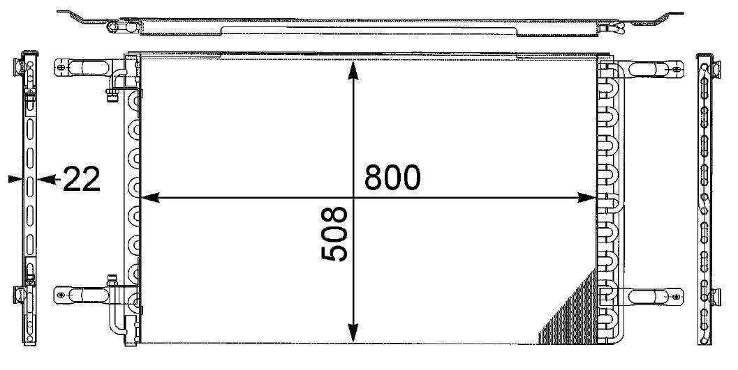 MAHLE A/C Condenser AC 684 000P — image 2