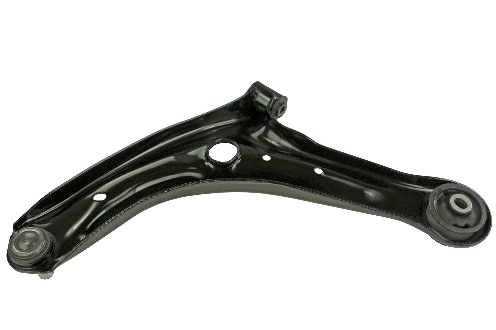 2 2011-2014 Front Right Lower Suspension Control Arm and Ball Joint Assembly | Mevotech Original Grade GS76180 Fits Mazda