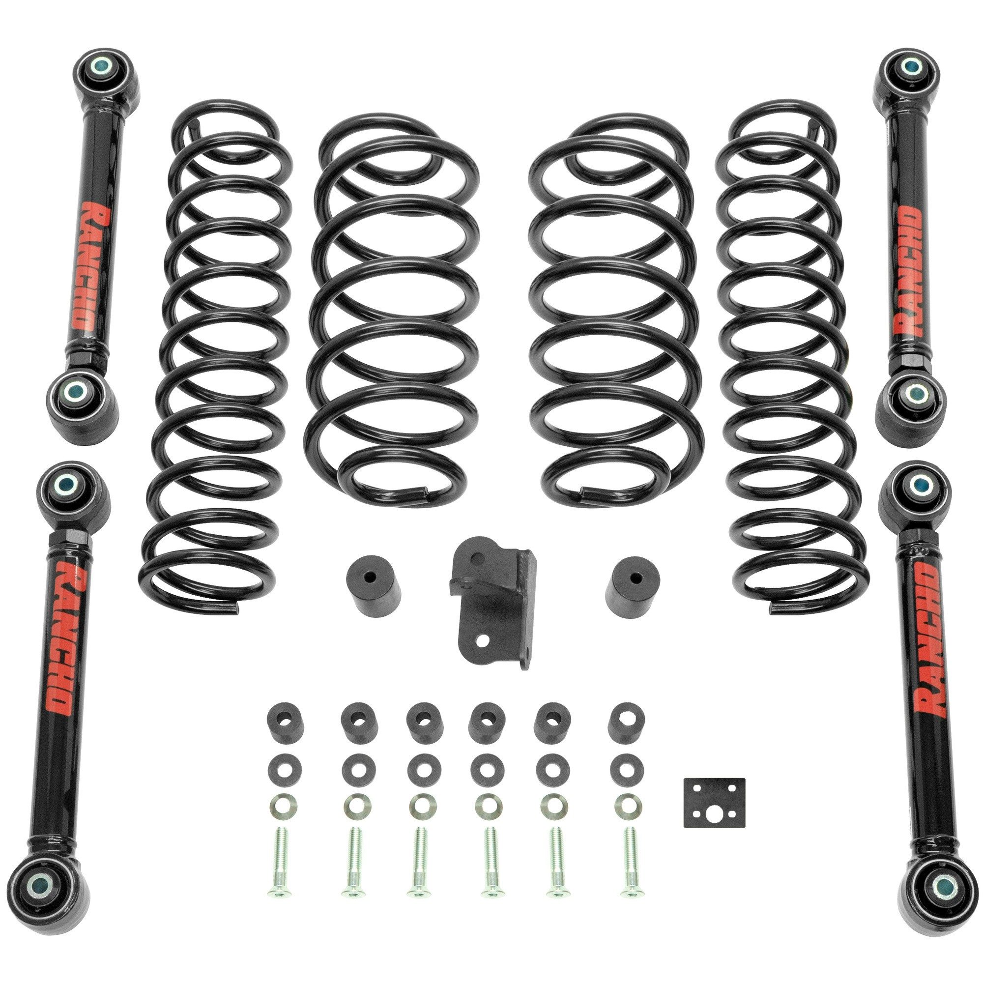Front and Rear Suspension Lift Kit | RANCHO RS6503B Fits Jeep