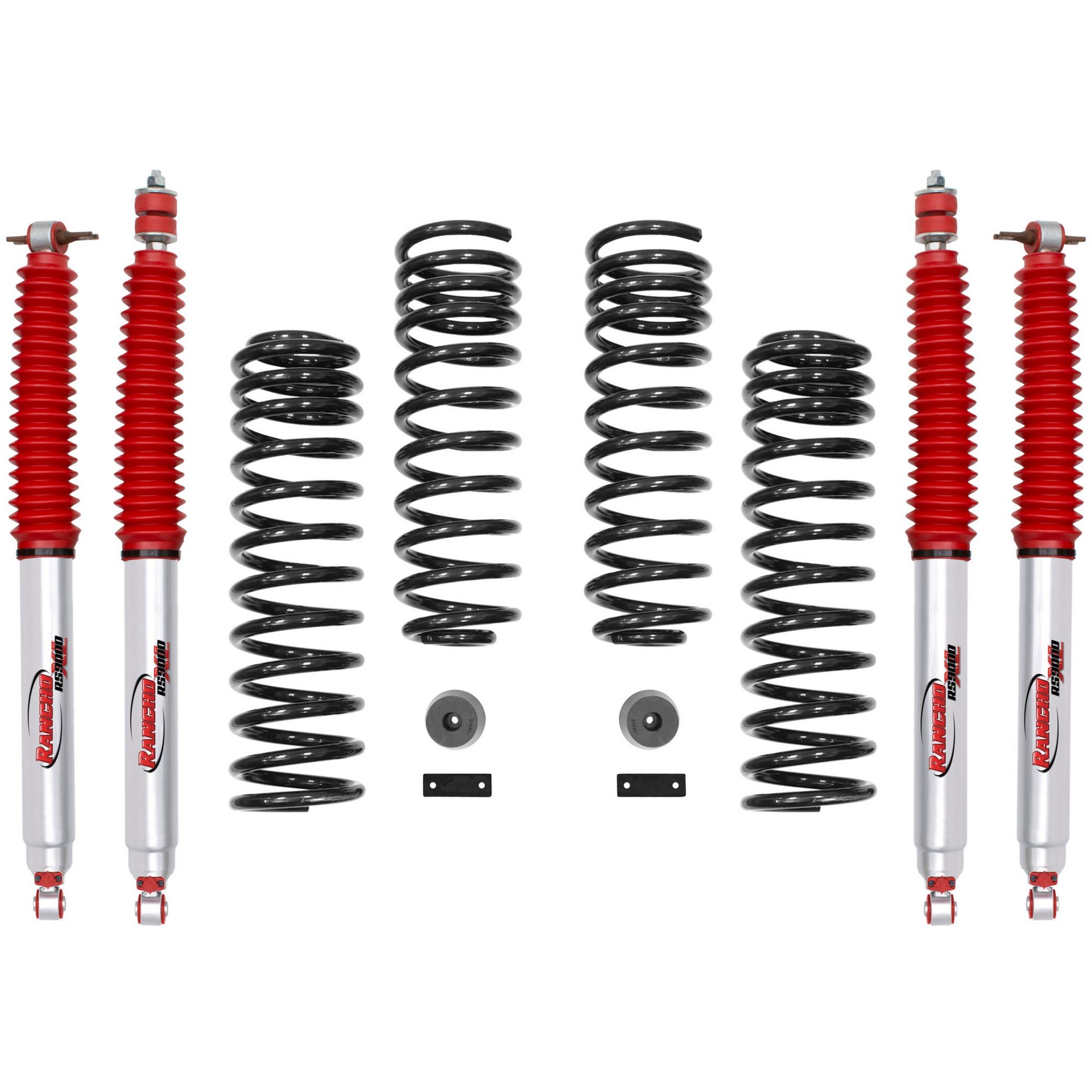 Front and Rear Suspension Lift Kit | RANCHO RS66118BR9 Fits Jeep — image 2