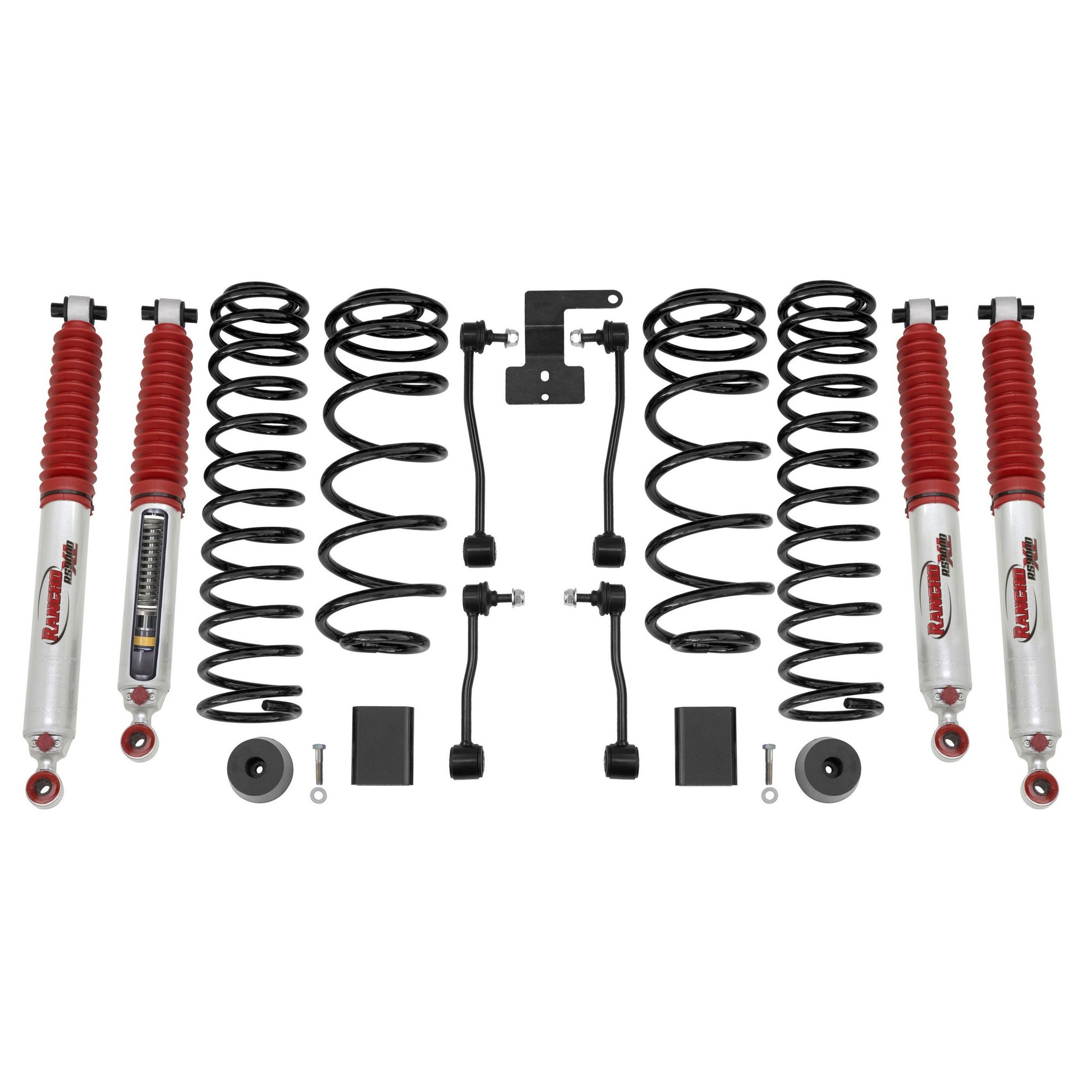 Front and Rear Suspension Lift Kit | RANCHO RS66121BR9 Fits Jeep Wrangler 2018-2023 — image 2