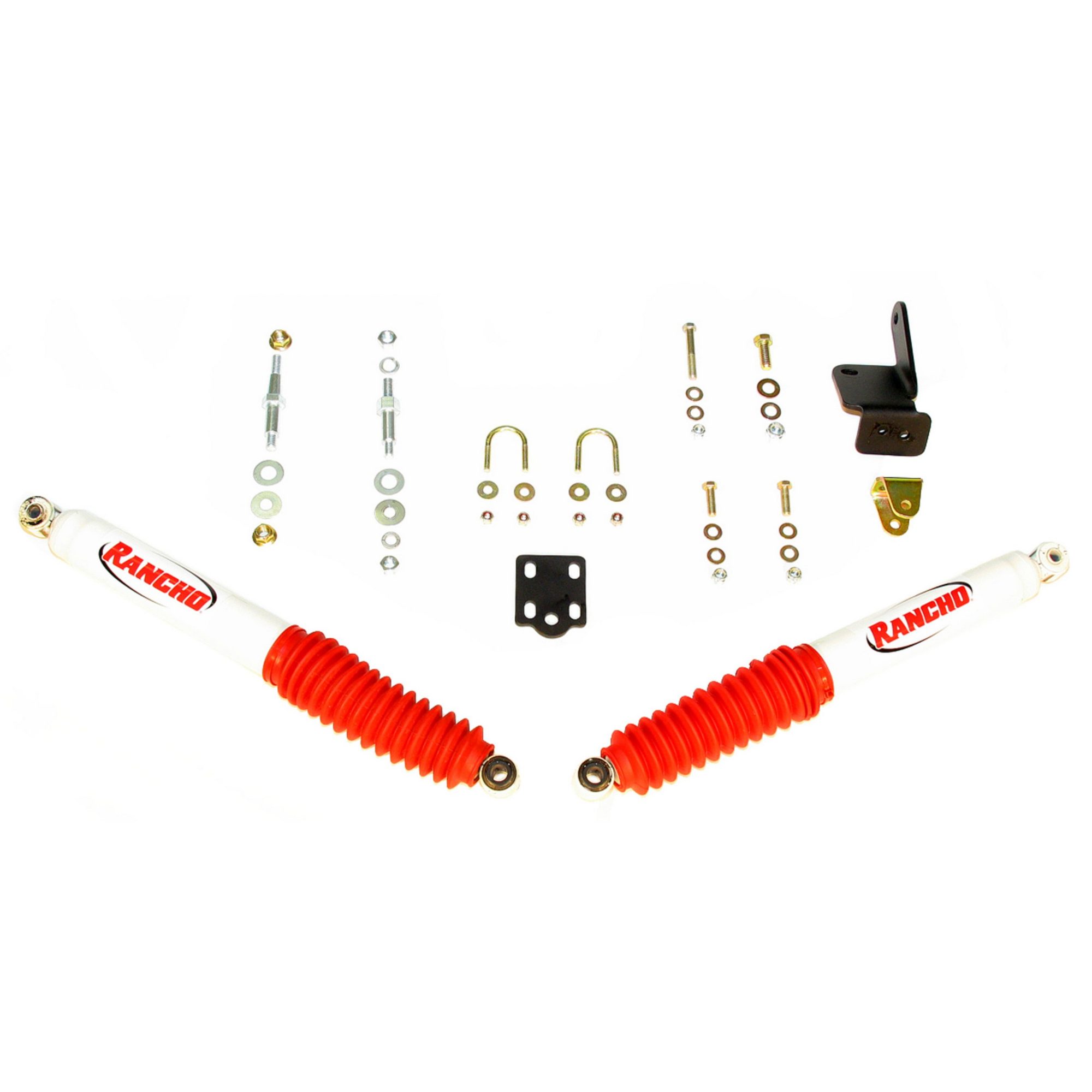 Front Steering Damper Kit | RANCHO RS98511 Fits Dodge Ram 1500 2006-2008