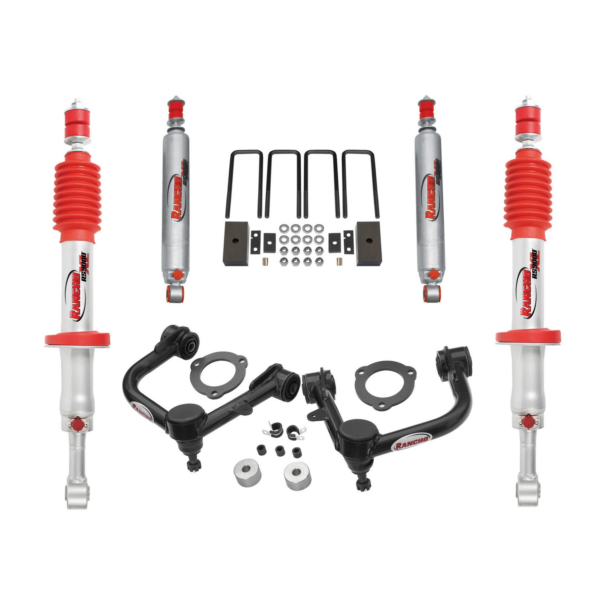 Front and Rear Suspension Lift Kit | RANCHO RS66905R9K Fits Toyota Tacoma 2005-2023 — image 2