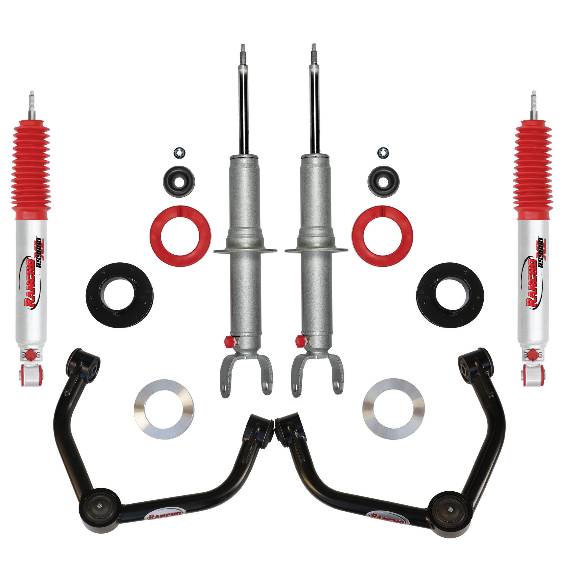 Front and Rear Suspension Lift Kit | RANCHO RS66404R9K Fits Ram 1500 2019-2025