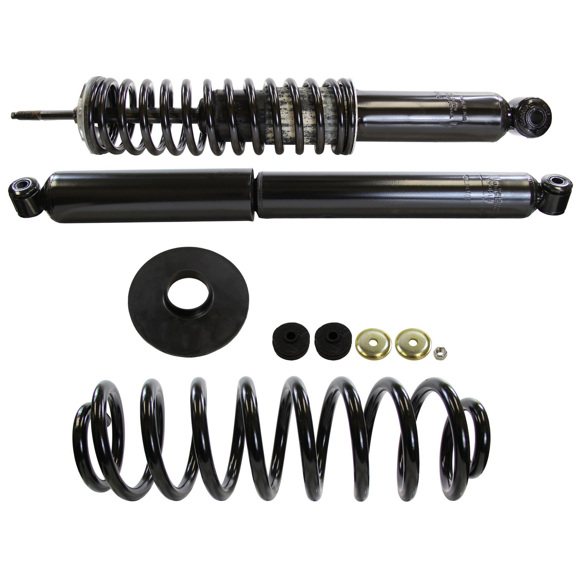 Front and Rear Air Spring to Coil Spring Conversion Kit | MONROE 90010C2 Fits Ford Expedition 1997-2002 — image 2