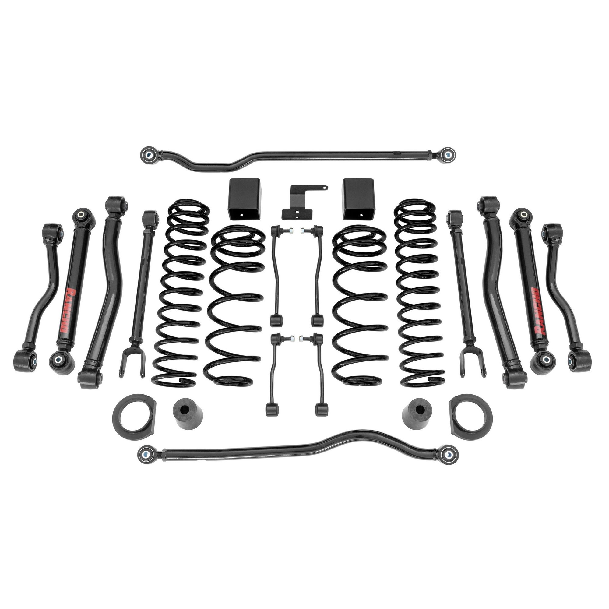 Front and Rear Suspension Lift Kit | RANCHO RS66125B Fits Jeep Wrangler 2018-2023 — image 2