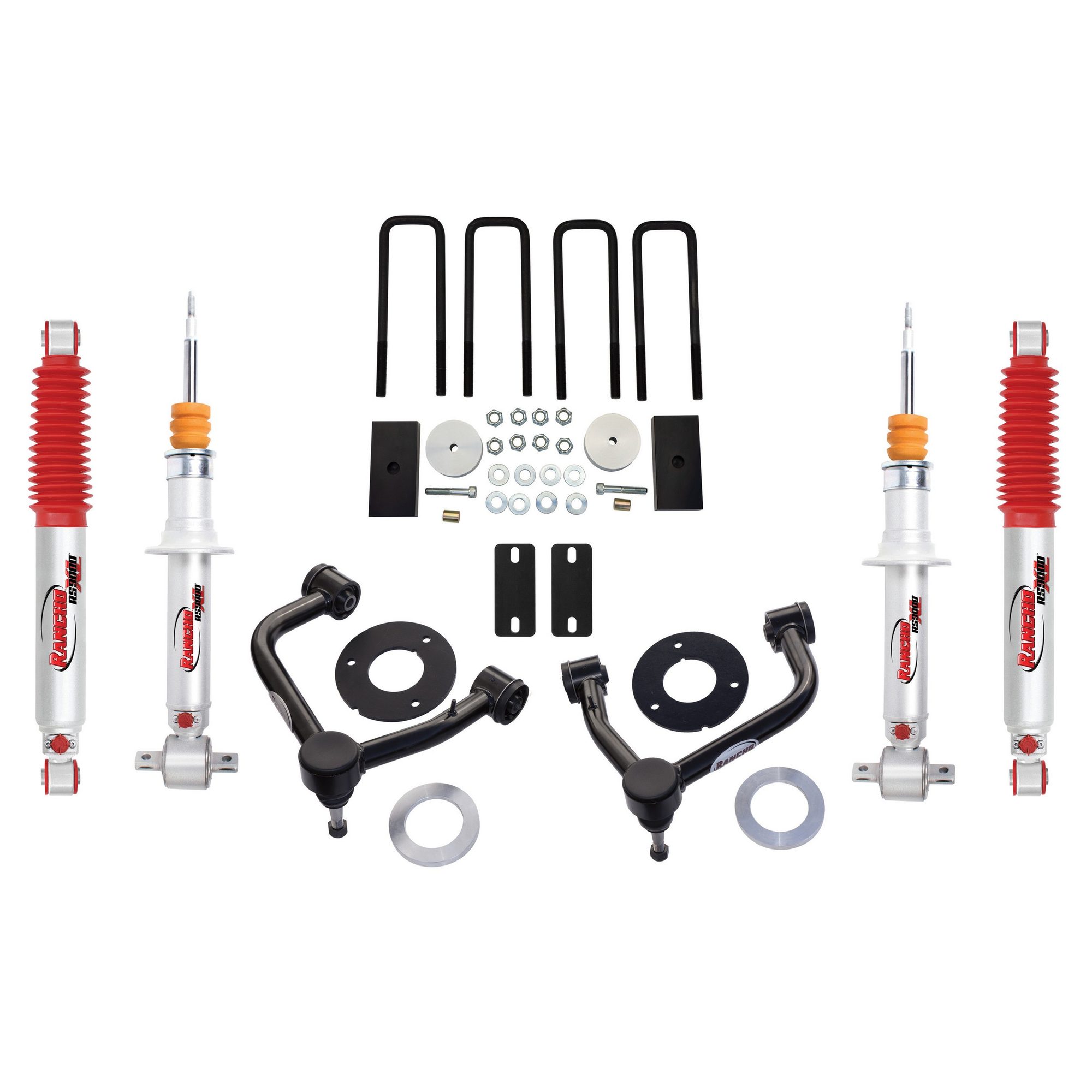 Front and Rear Suspension Lift Kit | RANCHO RS66311R9 Fits Chevrolet GMC — image 2