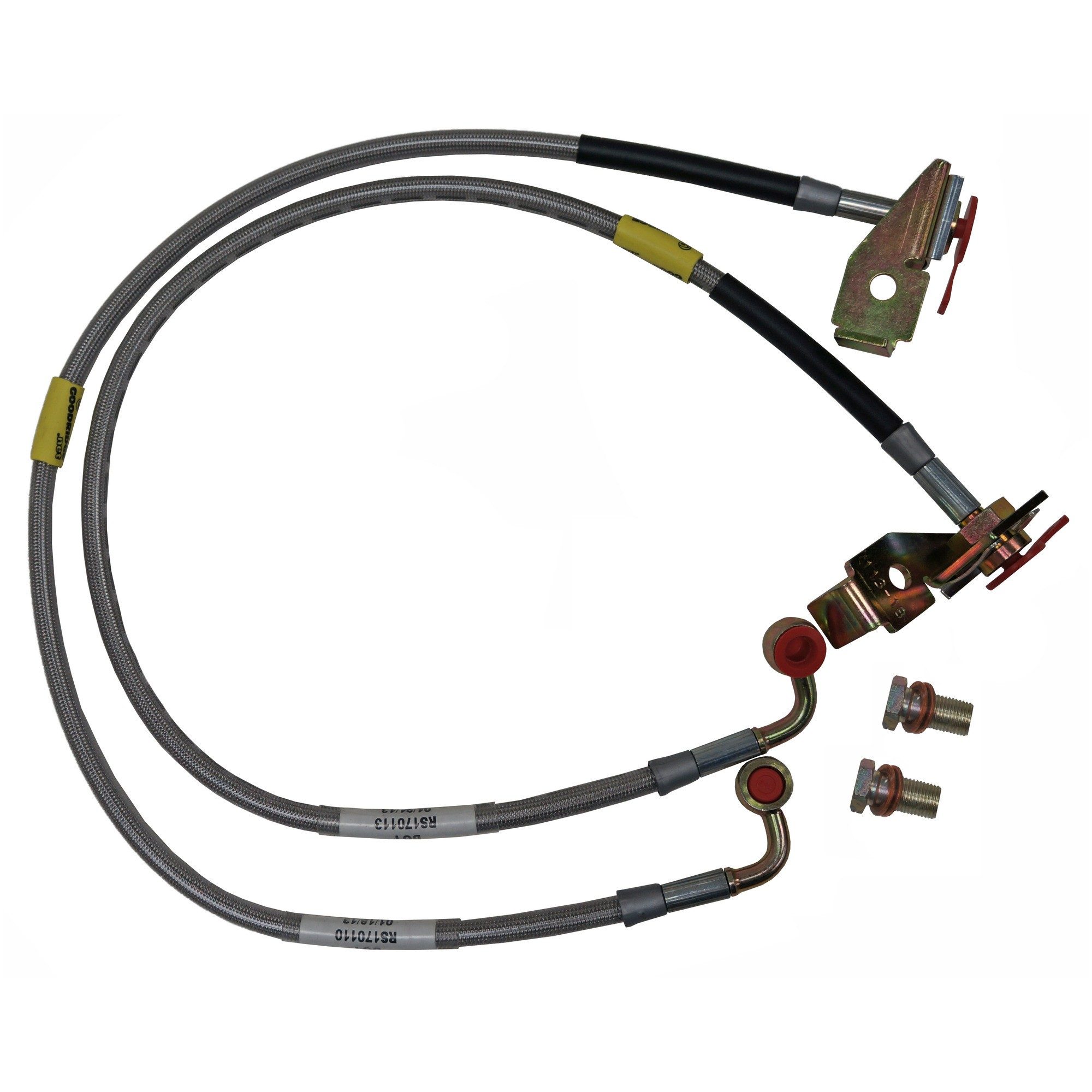 Front Brake Hydraulic Hose | RANCHO RS6247 Fits Jeep Wrangler 2007-2016