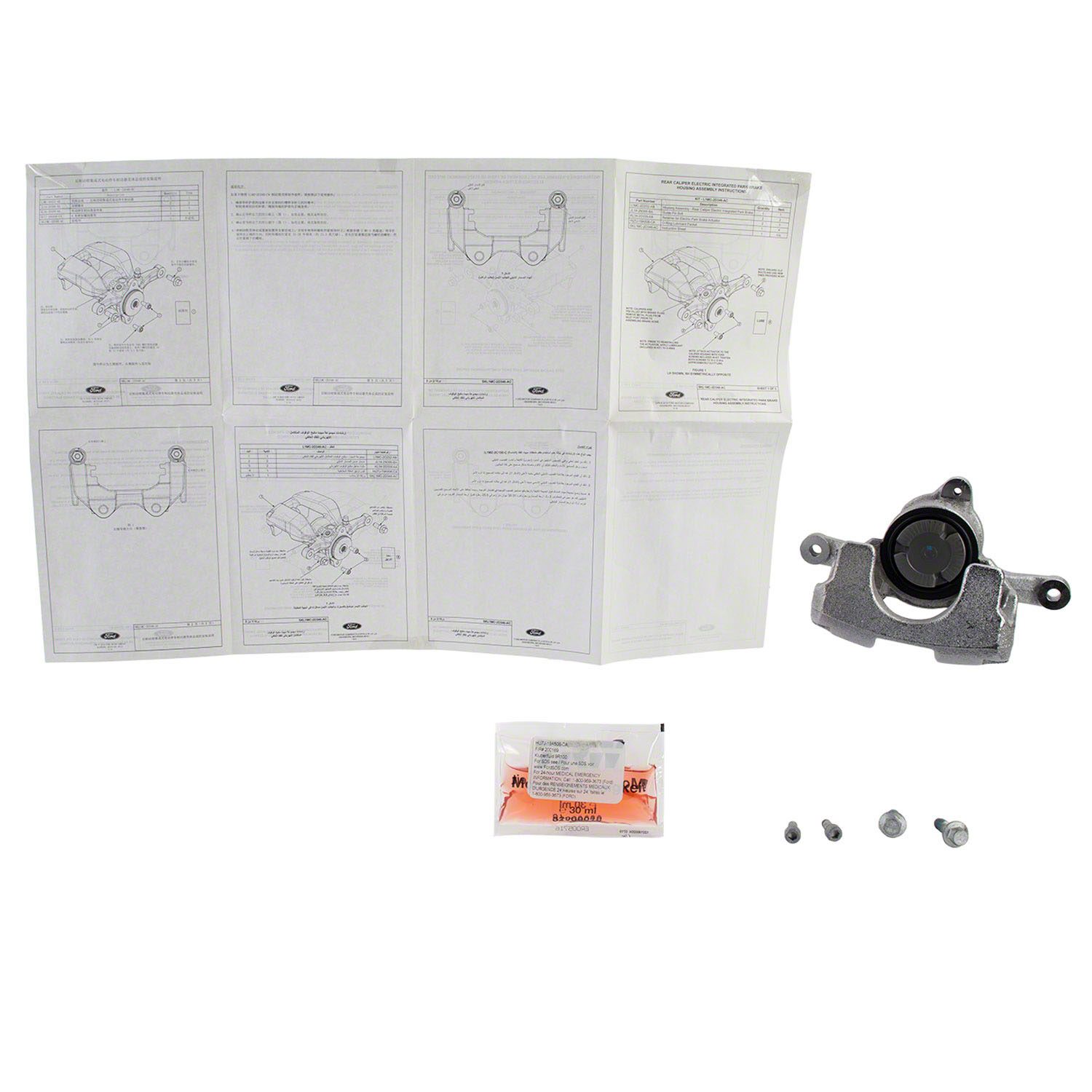 Motorcraft OEM Rear Right Disc Brake Caliper BRCF-546 — image 3