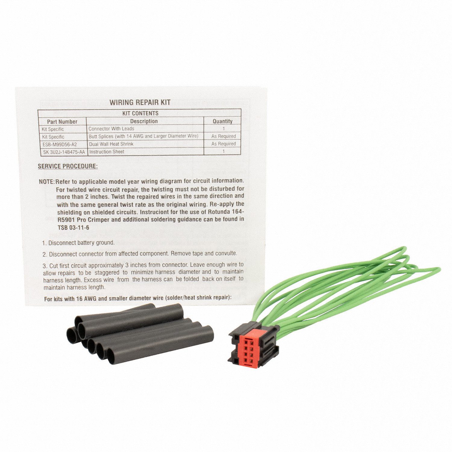 Power Quarter Window Switch Connector — image 2