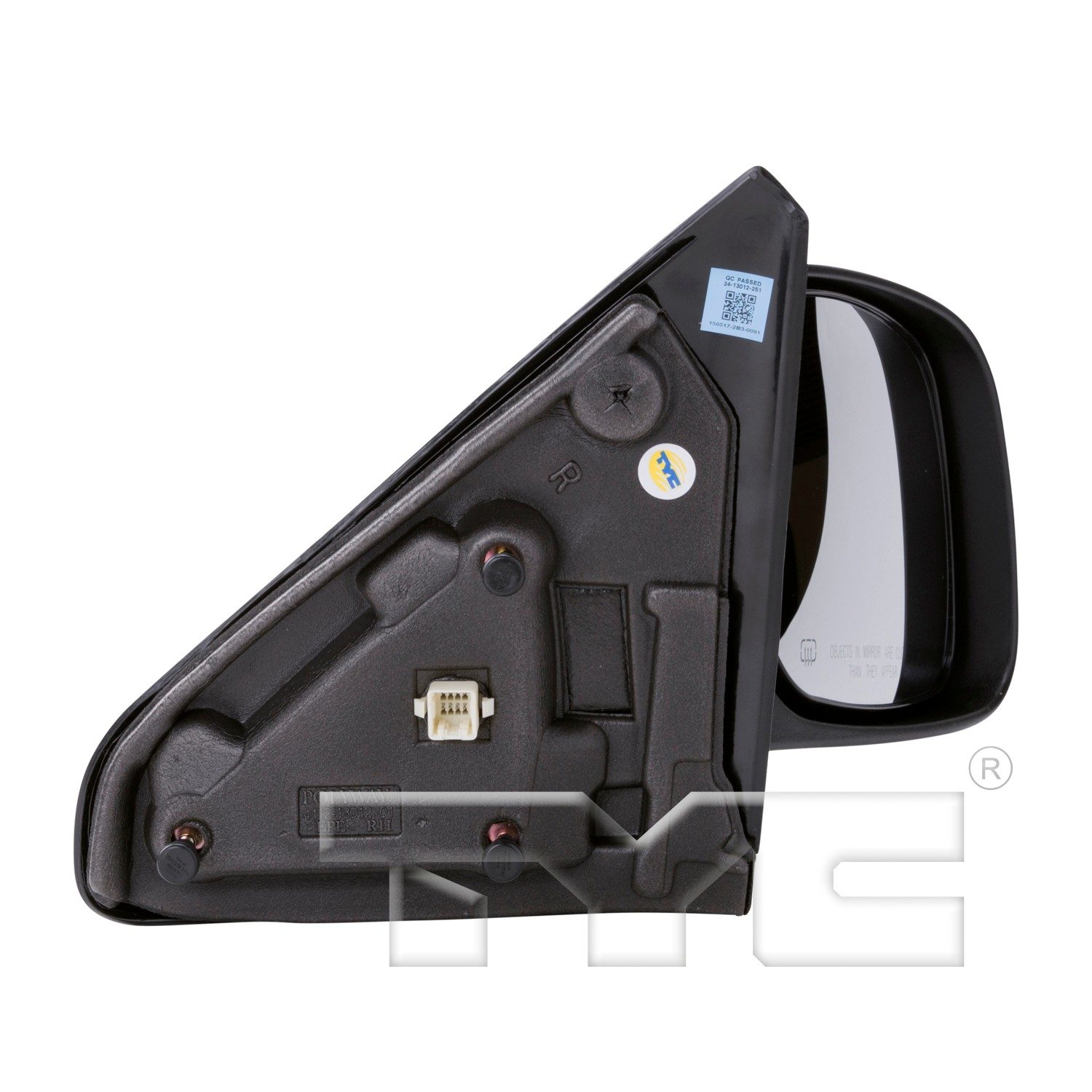 TYC Right Heated Power Door Mirror — image 3