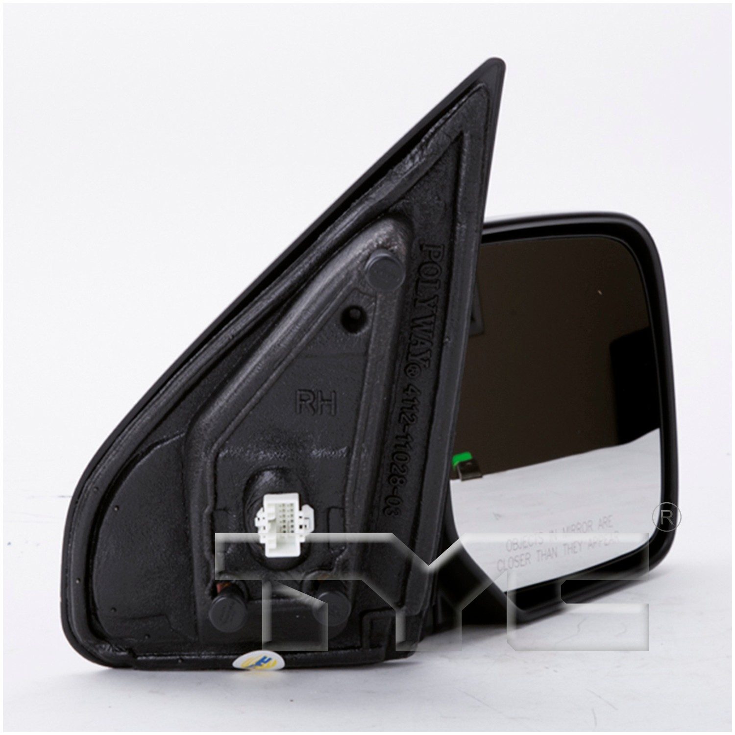 TYC Right Heated Power Door Mirror — image 3