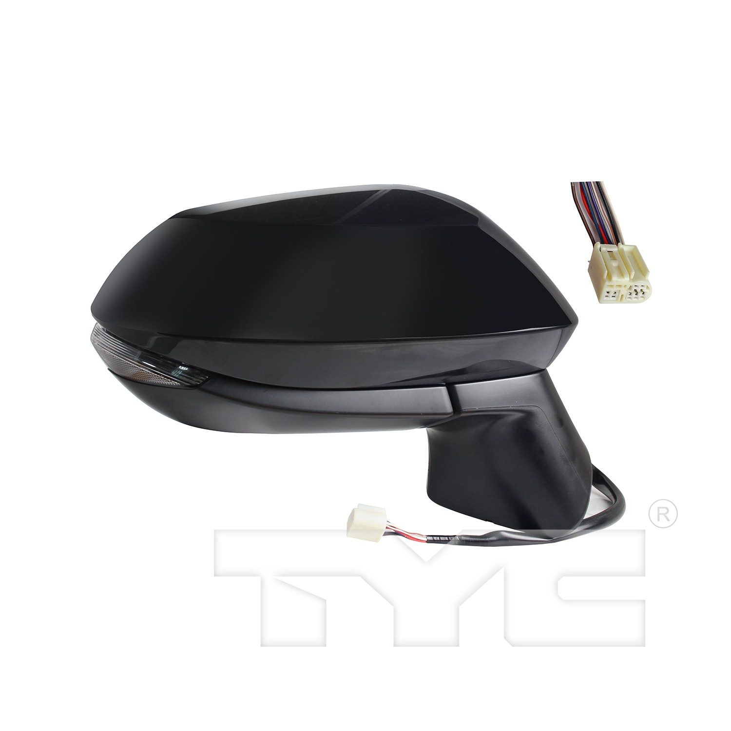 TYC Right Heated Power Door Mirror