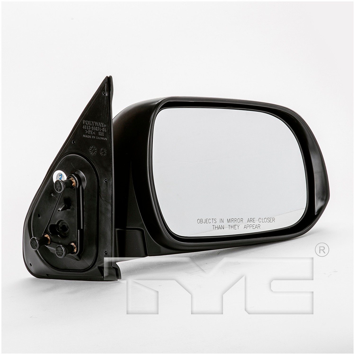 TYC Right Manual Door Mirror — image 2
