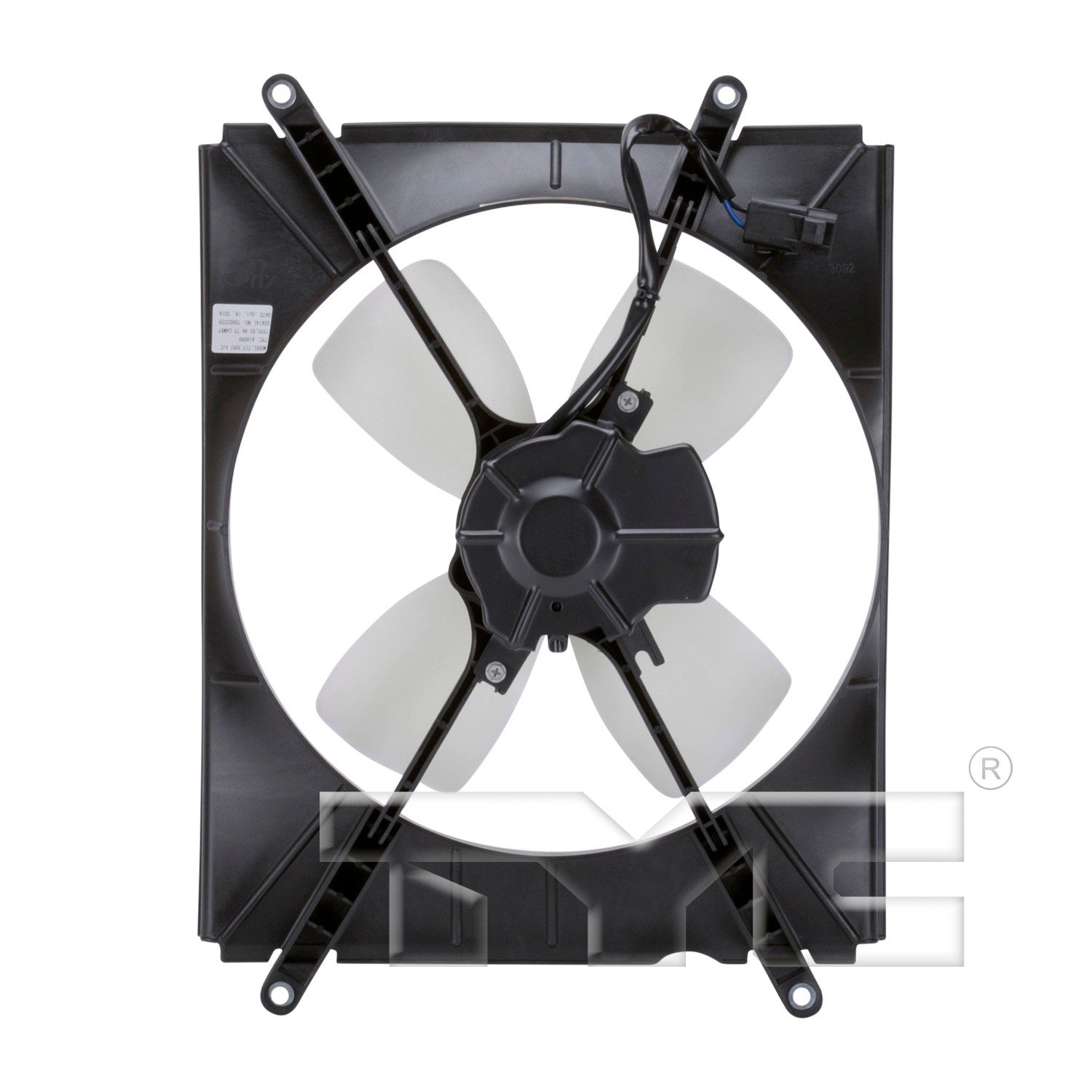 TYC A/C Condenser Fan Assembly — image 2