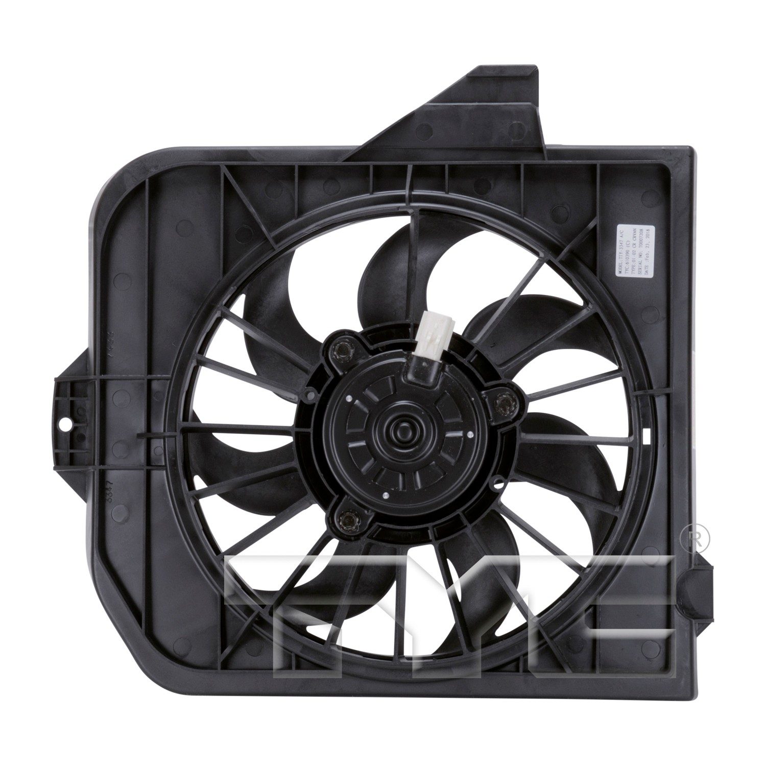 TYC A/C Condenser Fan Assembly — image 2