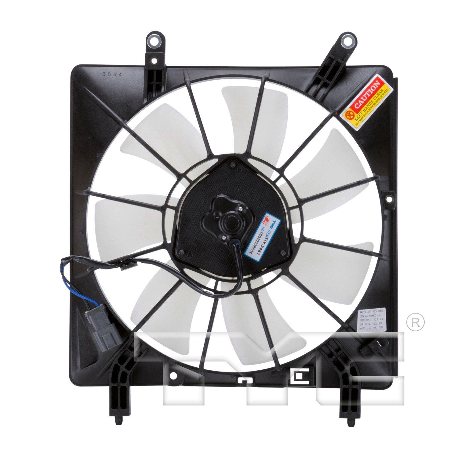 TYC A/C Condenser Fan Assembly — image 2