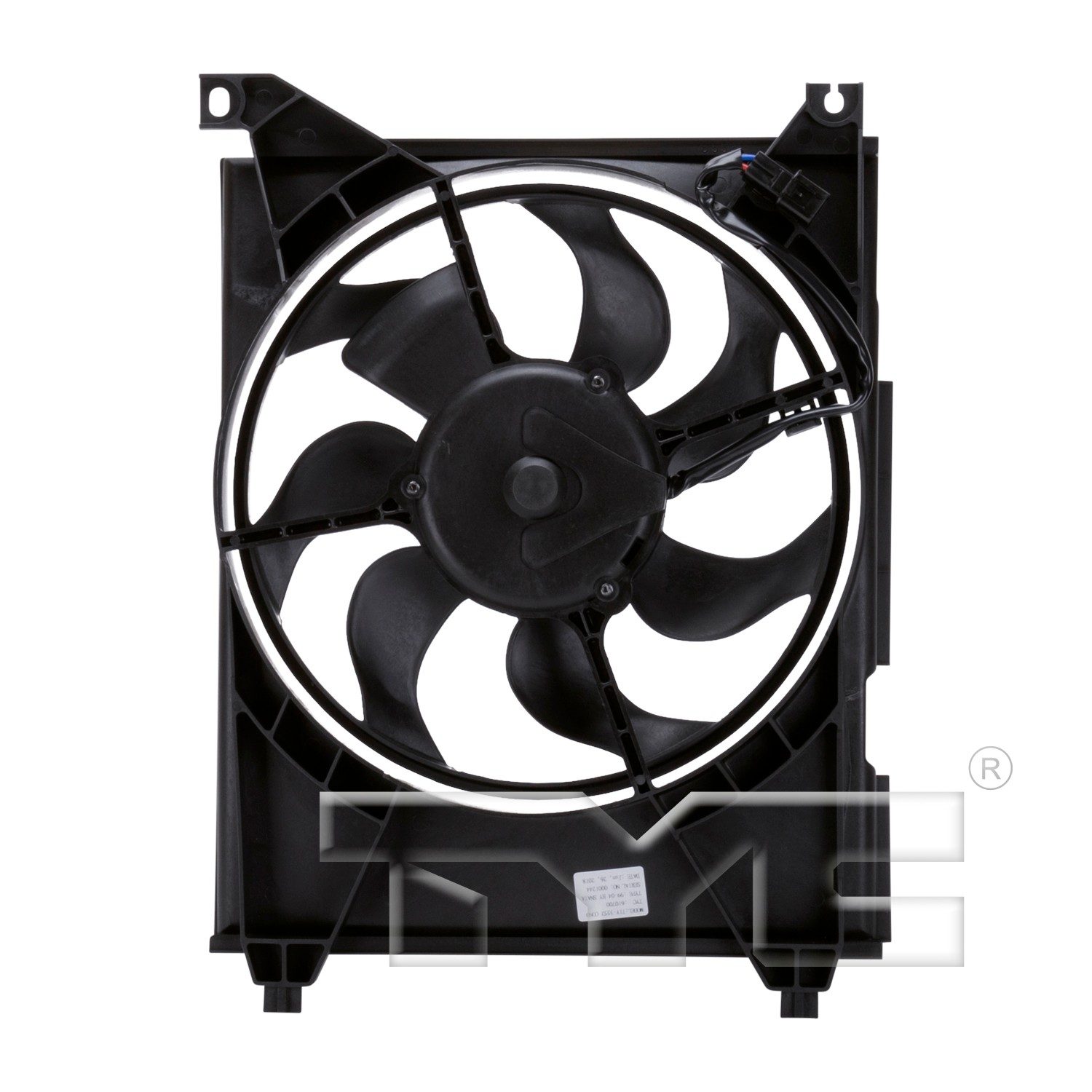 TYC A/C Condenser Fan Assembly — image 2