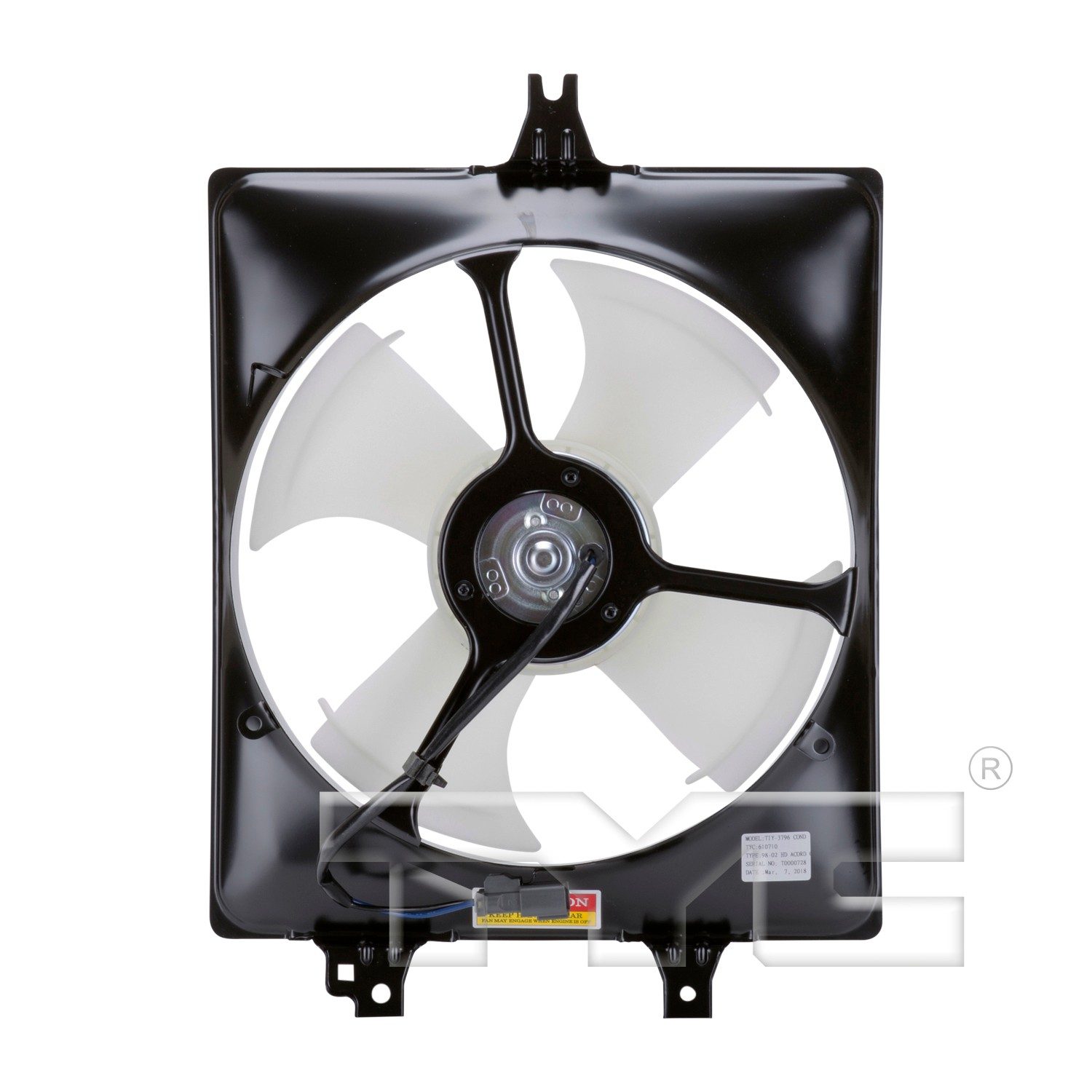 TYC A/C Condenser Fan Assembly — image 2