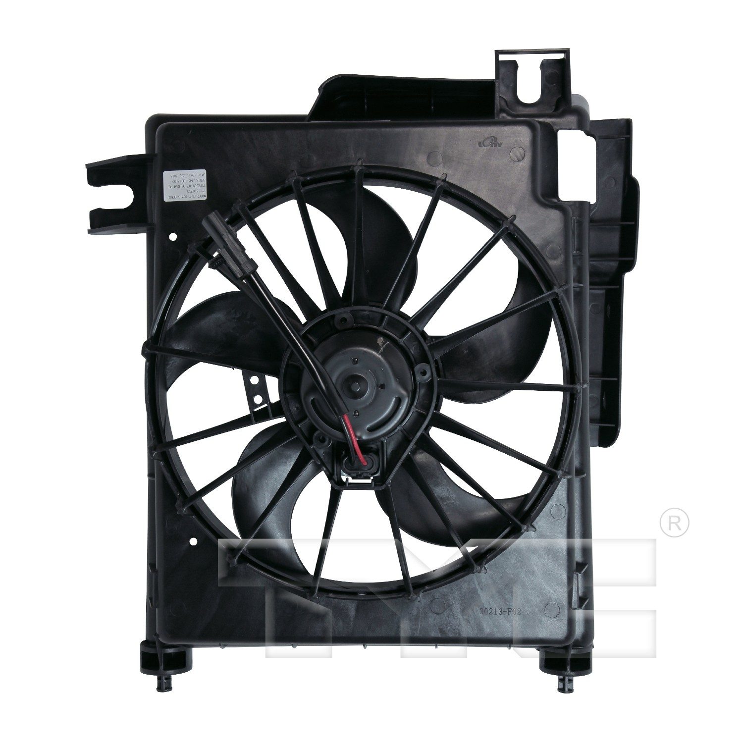 TYC A/C Condenser Fan Assembly — image 2