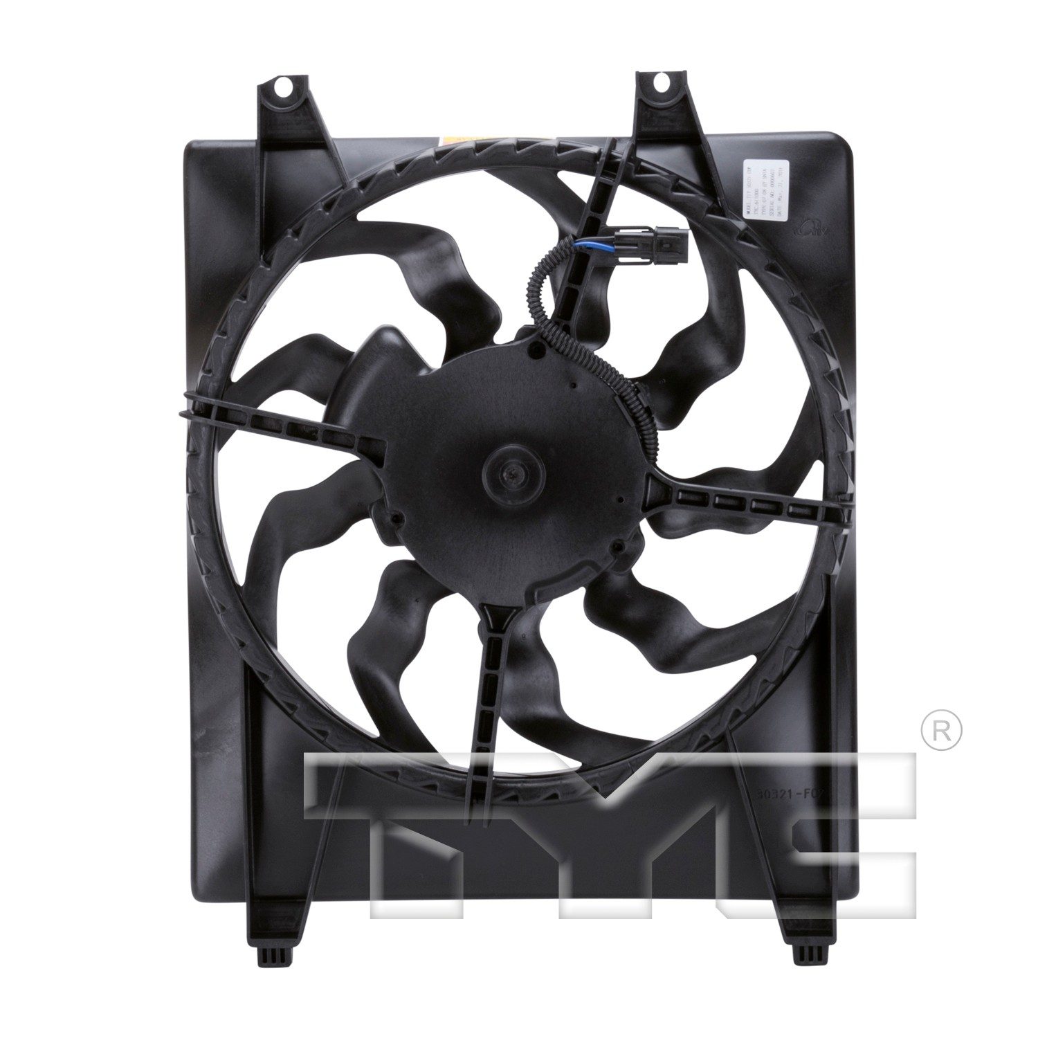 TYC A/C Condenser Fan Assembly — image 2