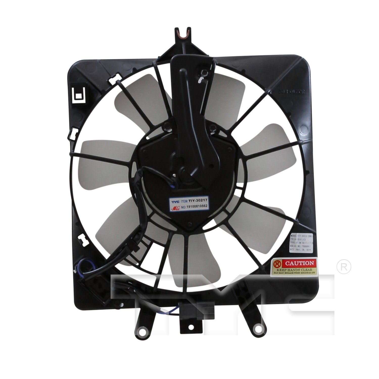 TYC A/C Condenser Fan Assembly — image 2