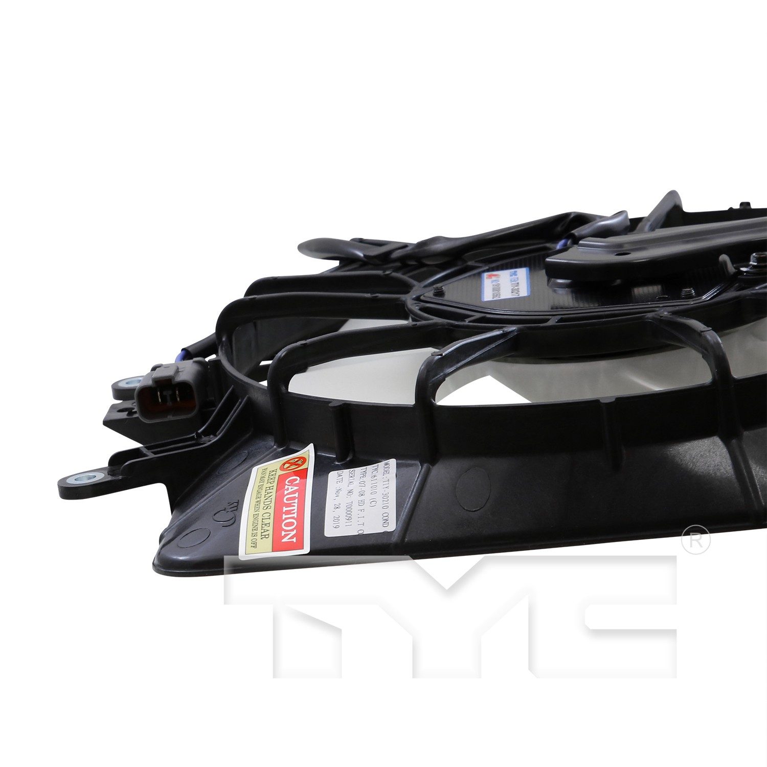 TYC A/C Condenser Fan Assembly — image 3