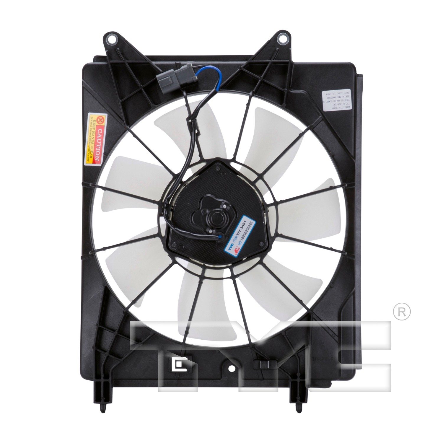 TYC A/C Condenser Fan Assembly — image 2