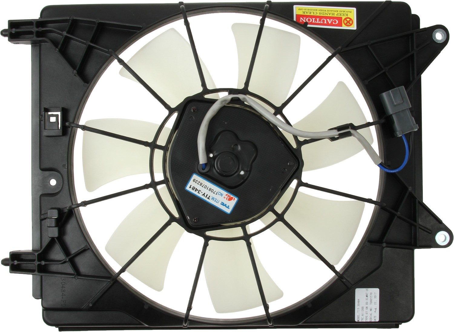 TYC A/C Condenser Fan Assembly — image 5