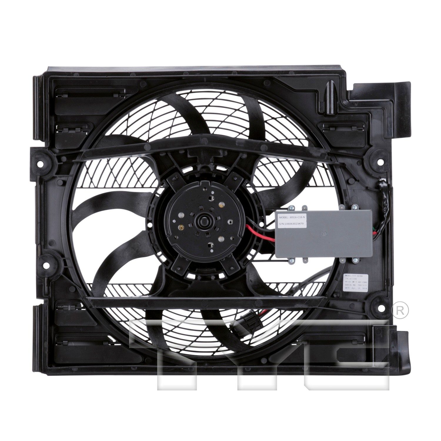 TYC A/C Condenser Fan Assembly — image 2