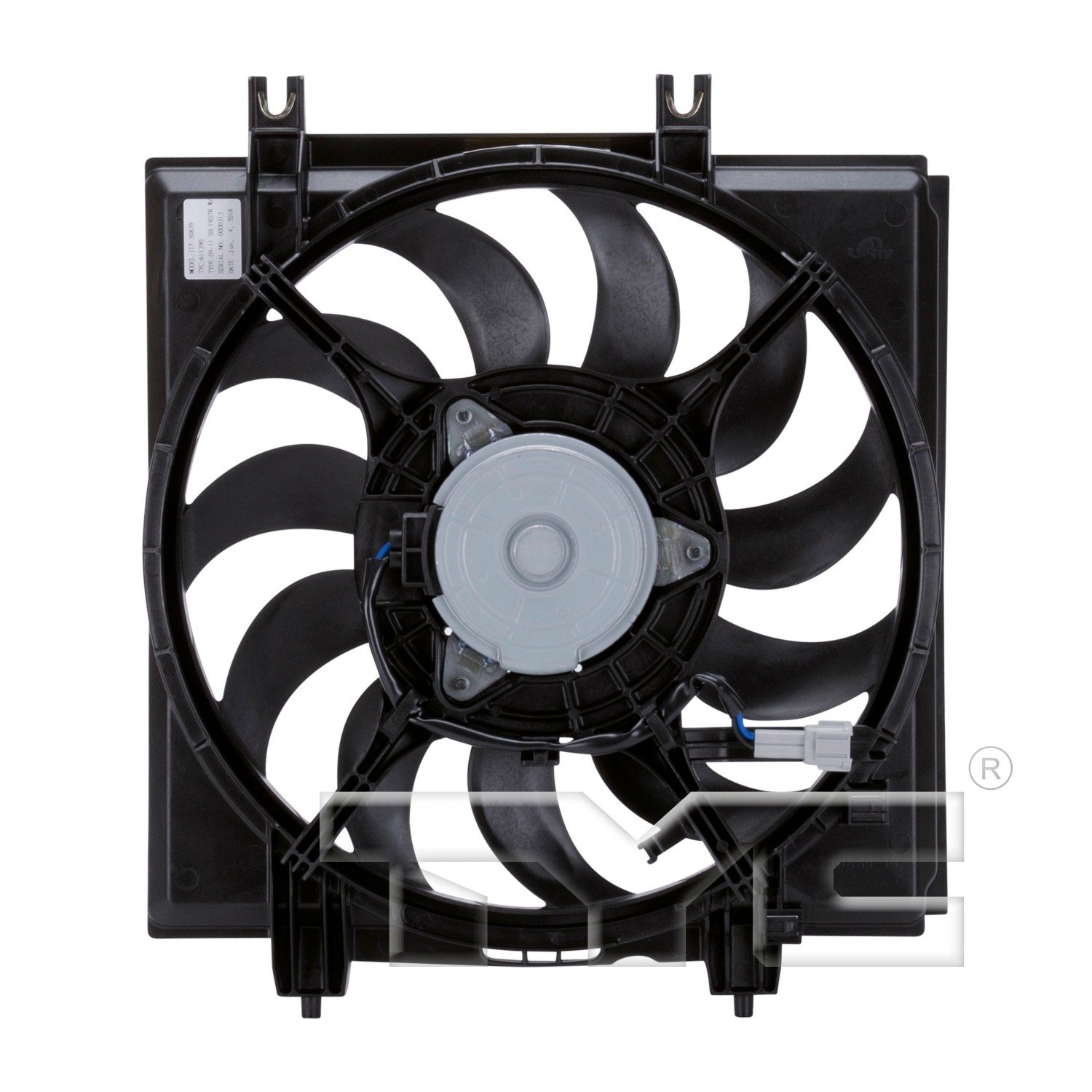 TYC A/C Condenser Fan Assembly — image 2