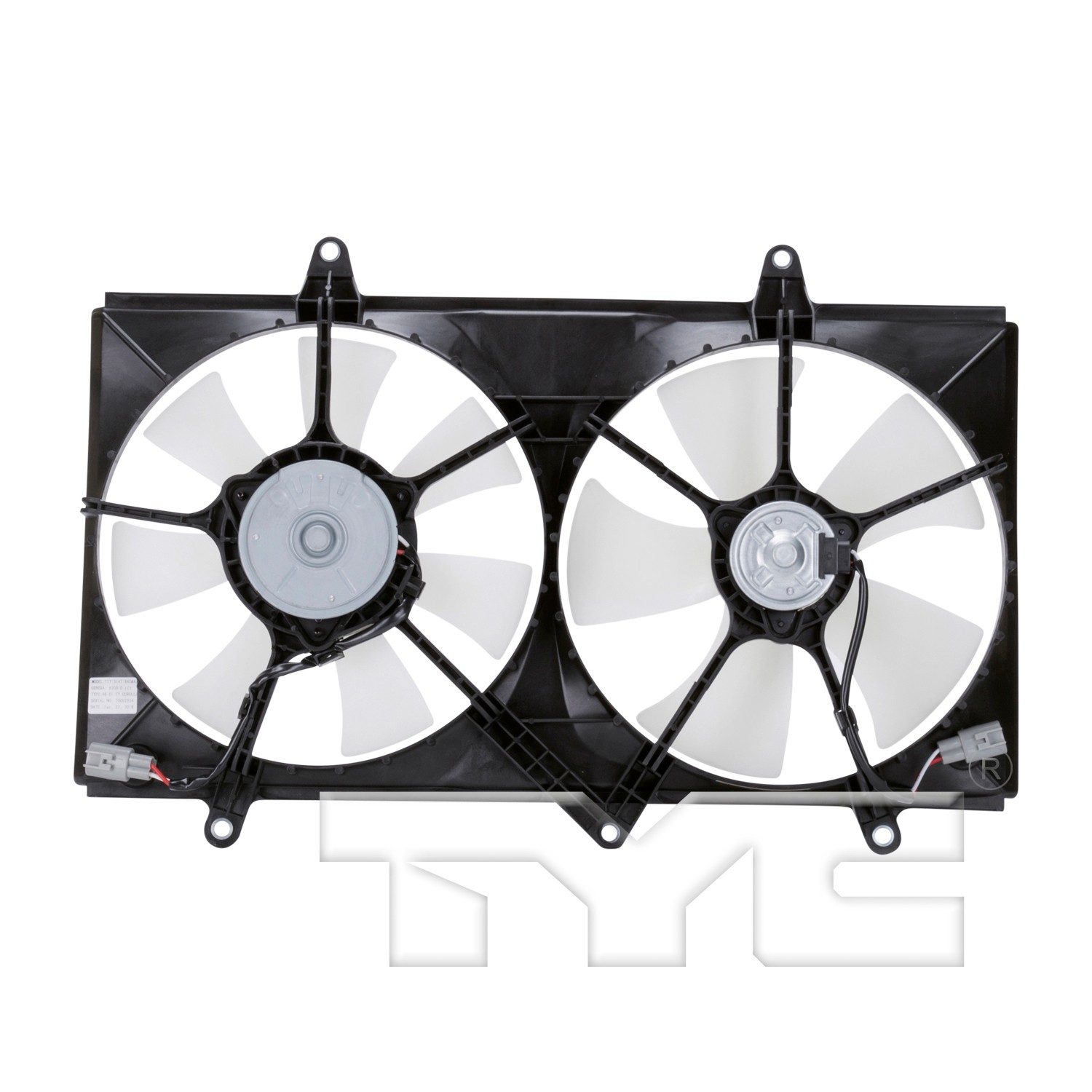 TYC Dual Radiator and Condenser Fan Assembly — image 2