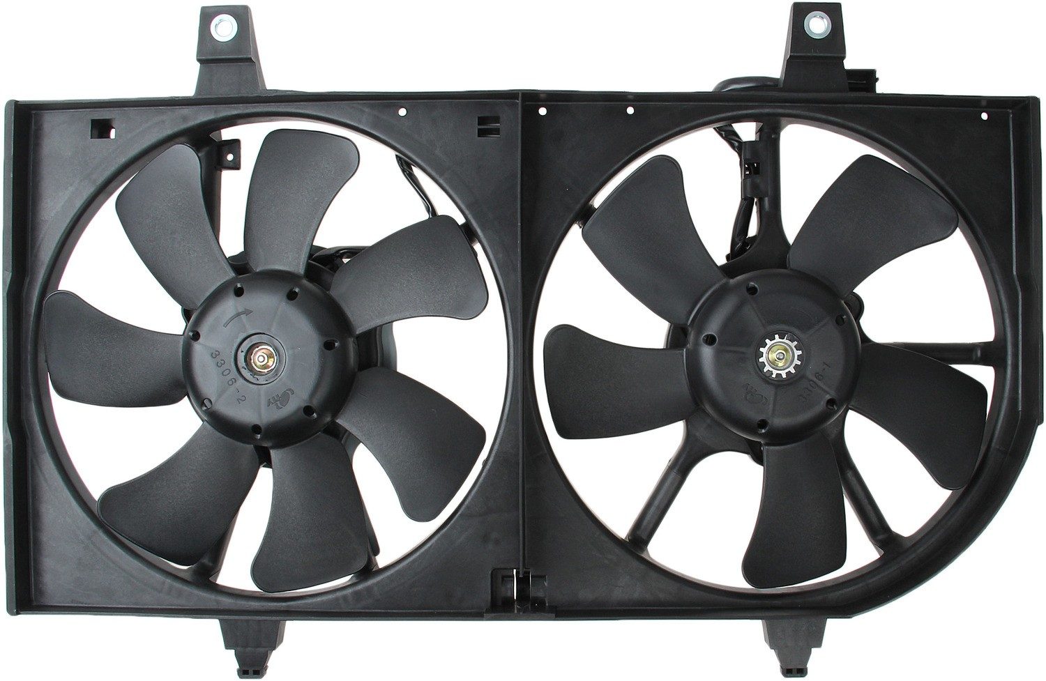TYC Dual Radiator and Condenser Fan Assembly — image 4