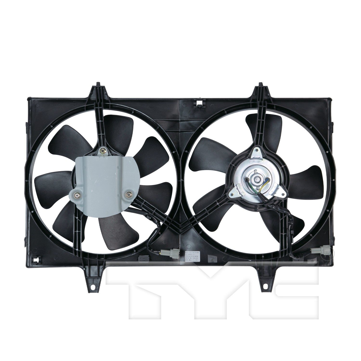 TYC Dual Radiator and Condenser Fan Assembly — image 2