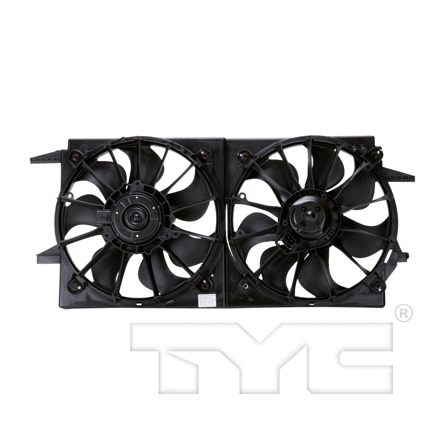 TYC Dual Radiator and Condenser Fan Assembly — image 2